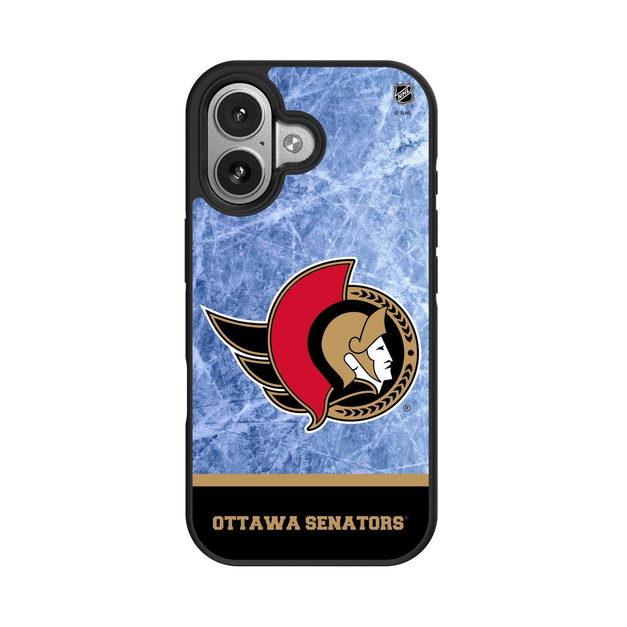 Ottawa Senators Ice Wordmark Bump Phone Case for Apple iPhone 17 Series 4