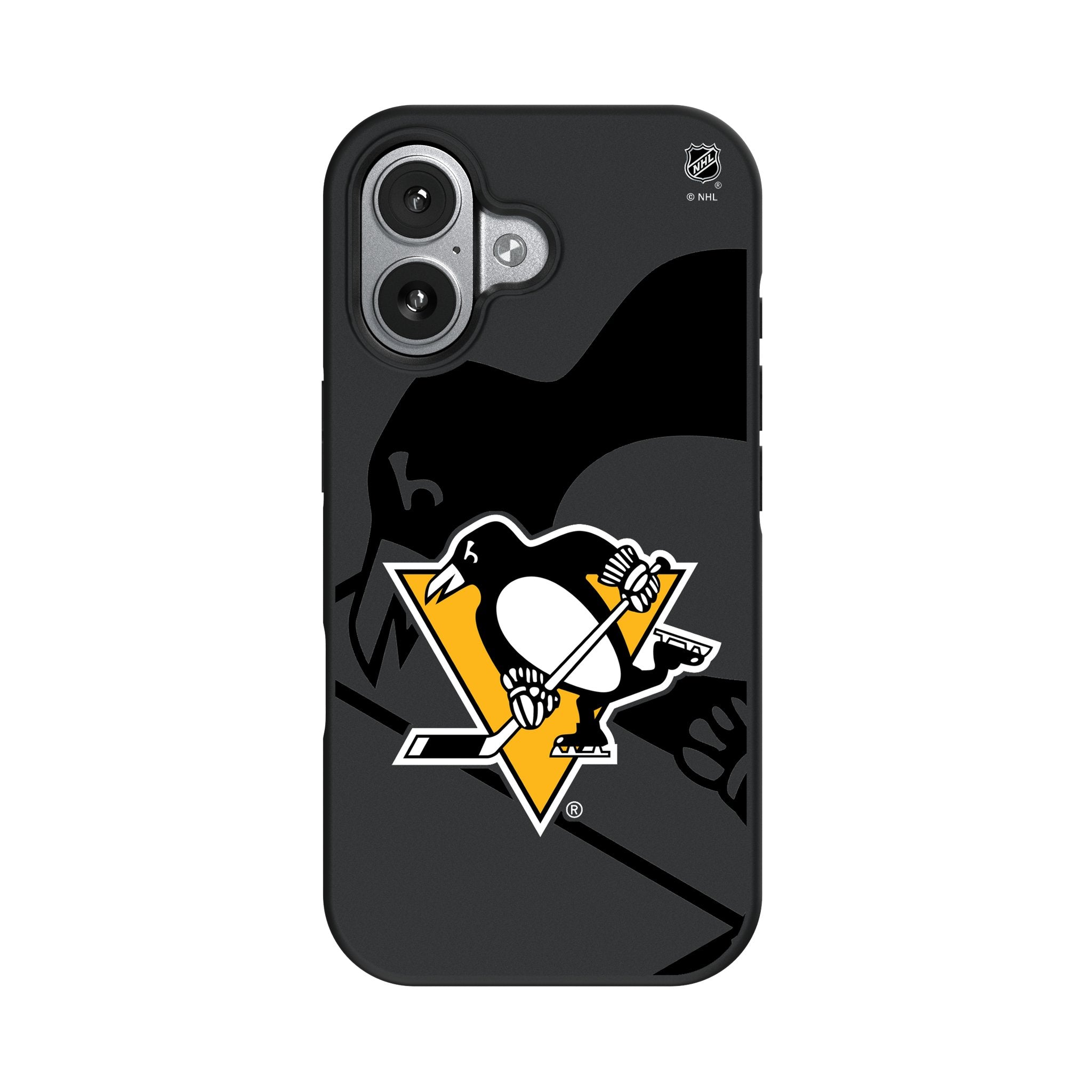 Pittsburgh Penguins Monocolor Tilt Bump Phone Case for Apple iPhone 17 Series 4