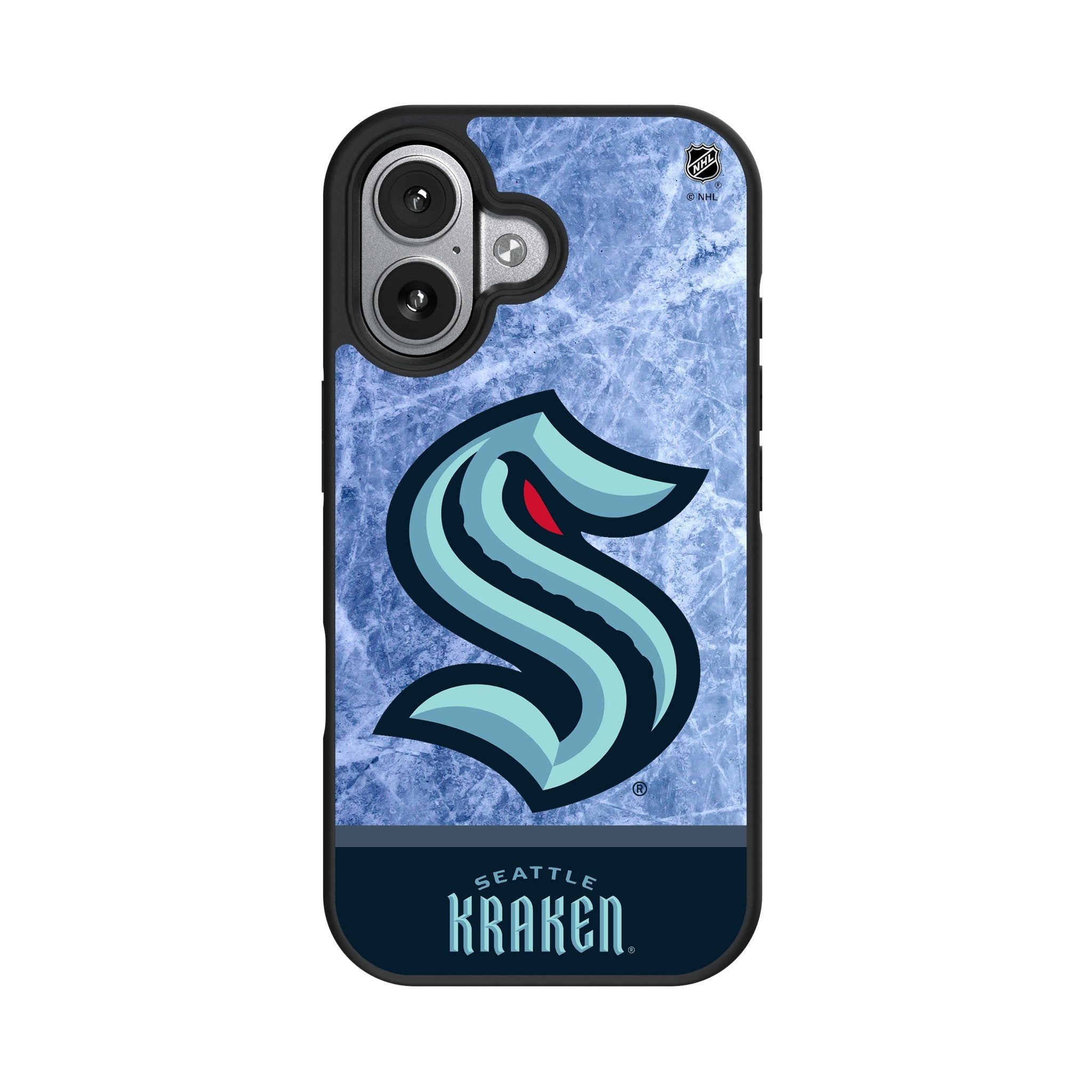 Seattle Kraken Ice Wordmark Bump Phone Case for Apple iPhone 17 Series 4