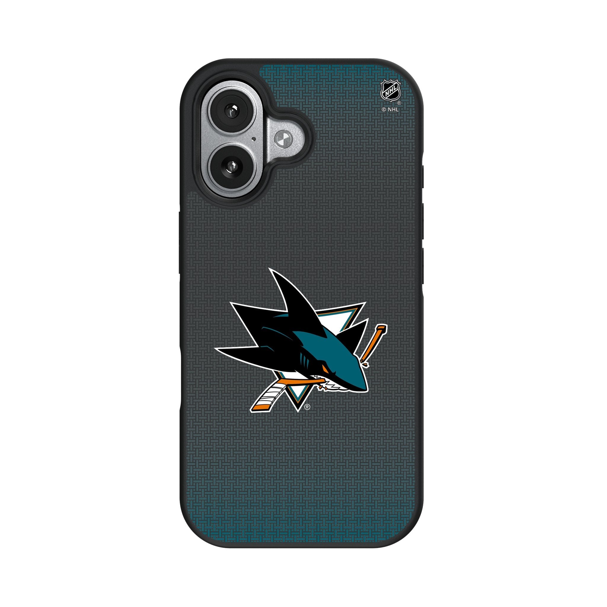 San Jose Sharks Linen Bump Phone Case for Apple iPhone 17 Series 4