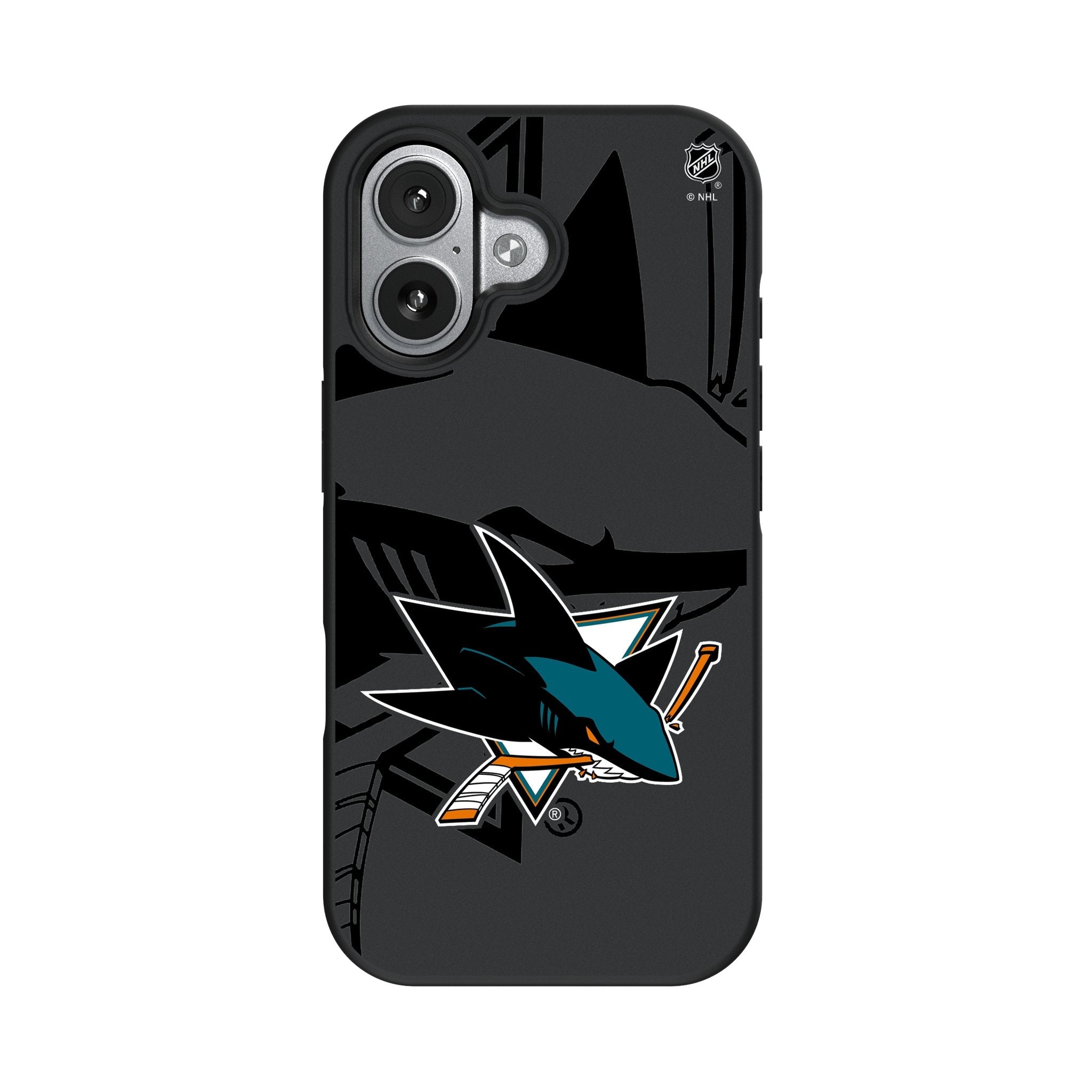 San Jose Sharks Monocolor Tilt Bump Phone Case for Apple iPhone 17 Series 4