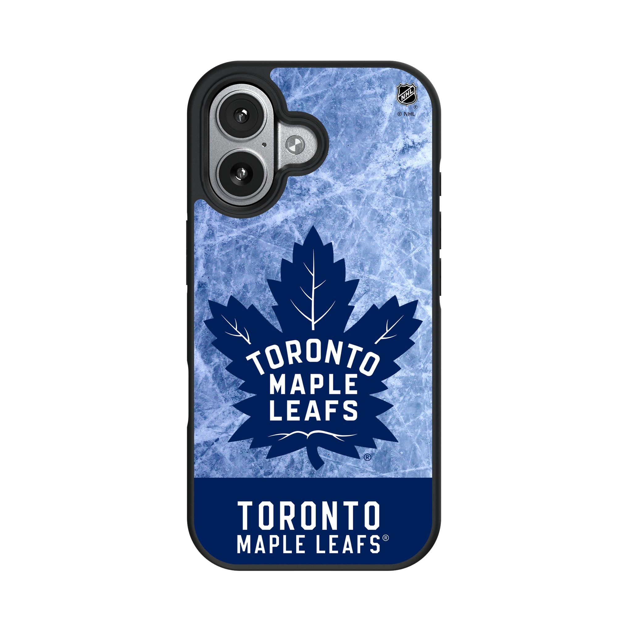 Toronto Maple Leafs Ice Wordmark Bump Phone Case for Apple iPhone 17 Series 4