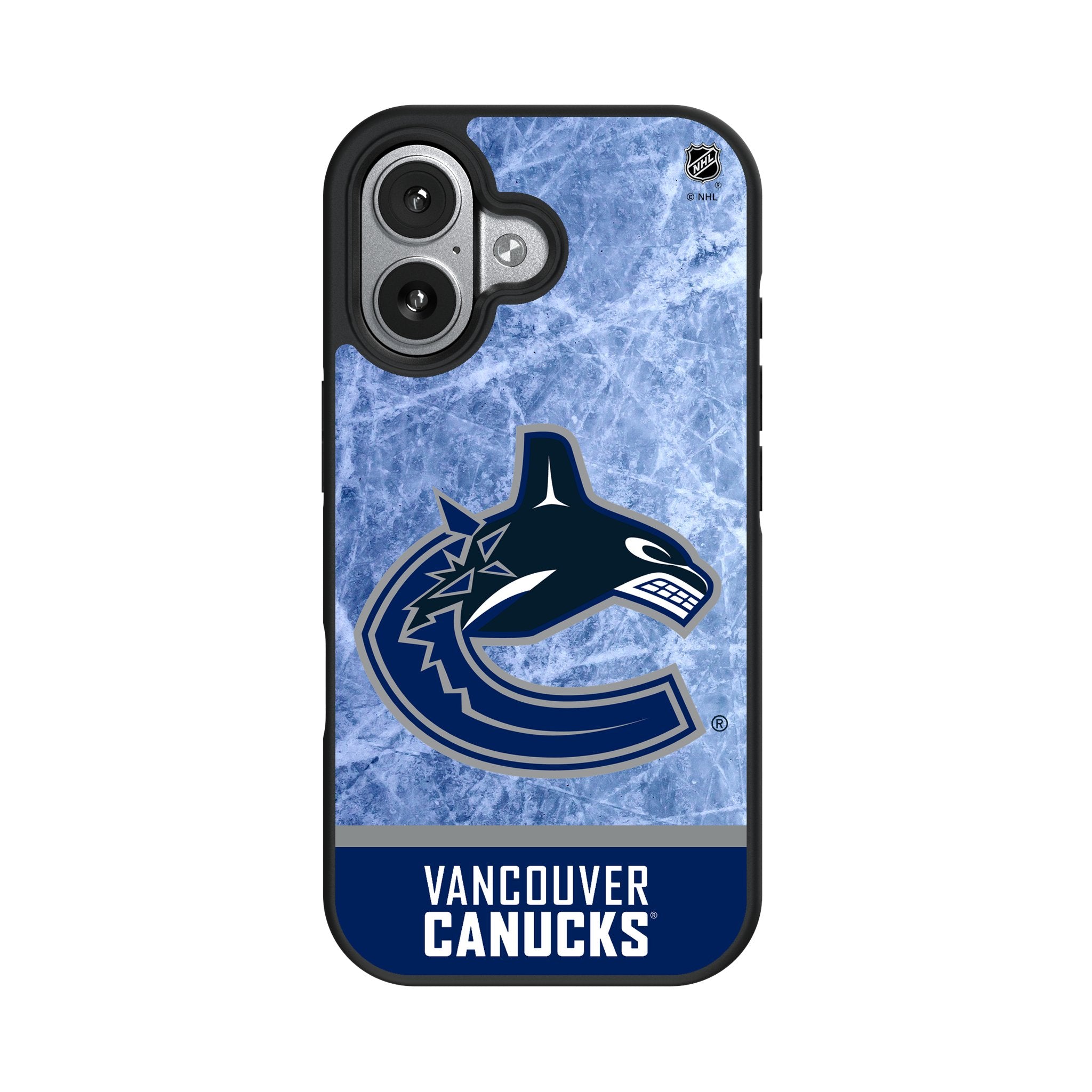 Vancouver Canucks Ice Wordmark Bump Phone Case for Apple iPhone 17 Series 4