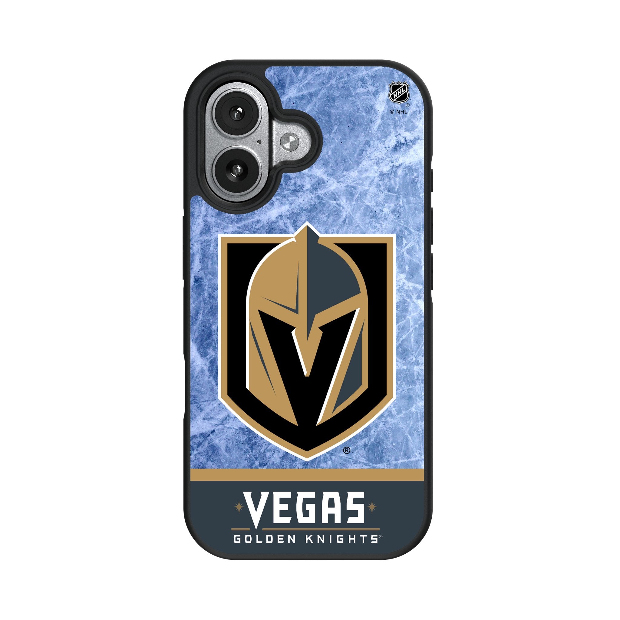 Vegas Golden Knights Ice Wordmark Bump Phone Case for Apple iPhone 17 Series 4