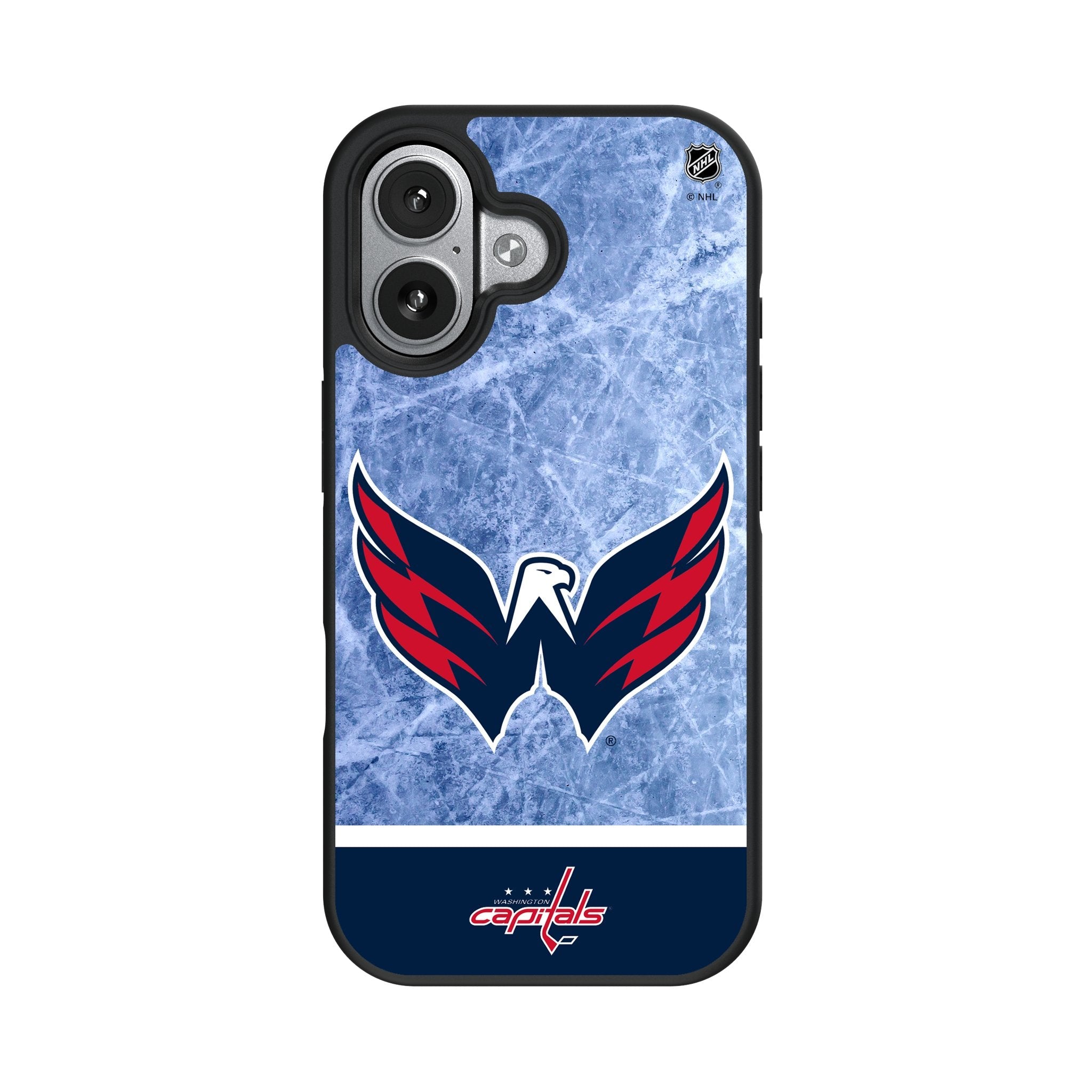 Washington Capitals Ice Wordmark Bump Phone Case for Apple iPhone 17 Series 4