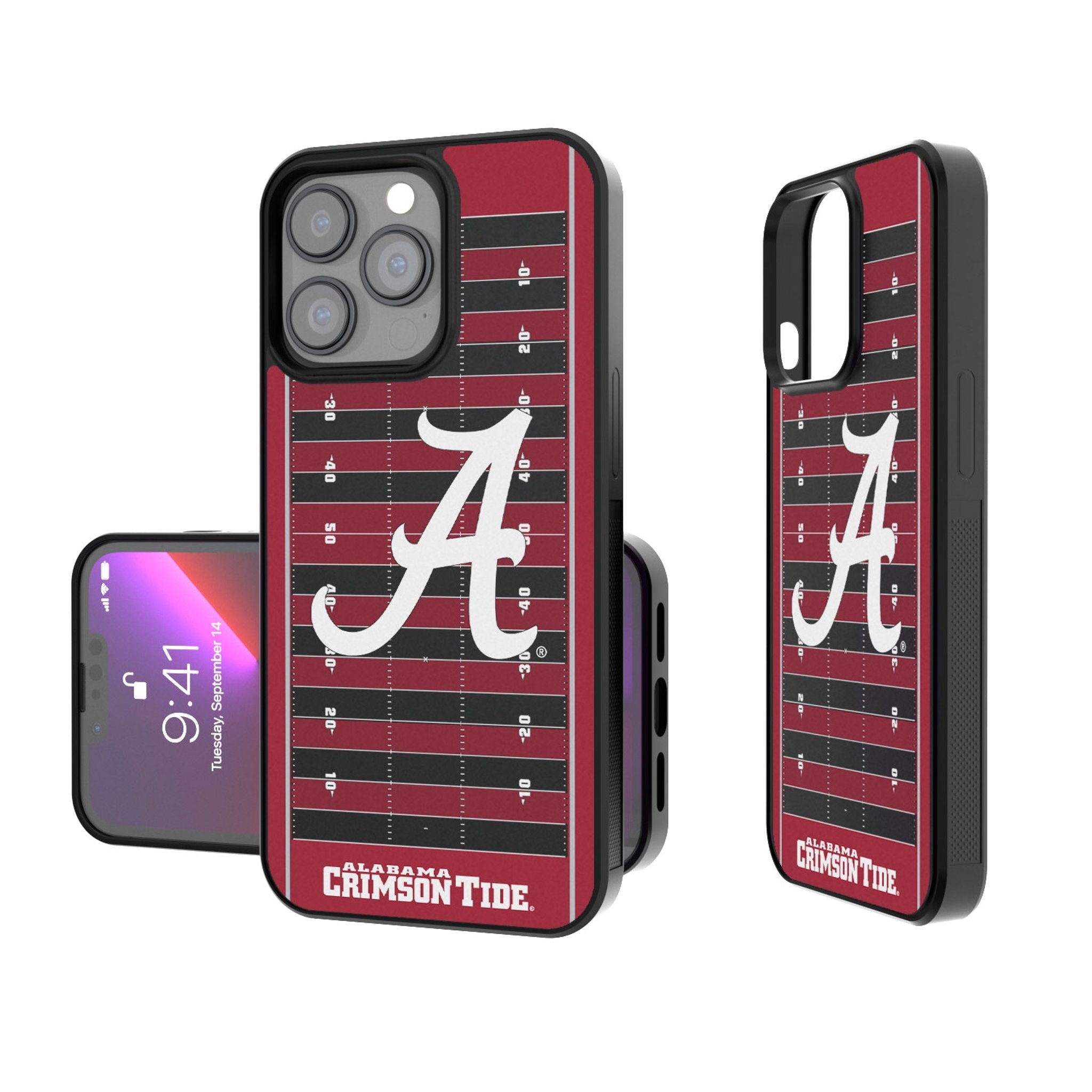 University of Alabama Crimson Tide Script A Field Bump Phone Case