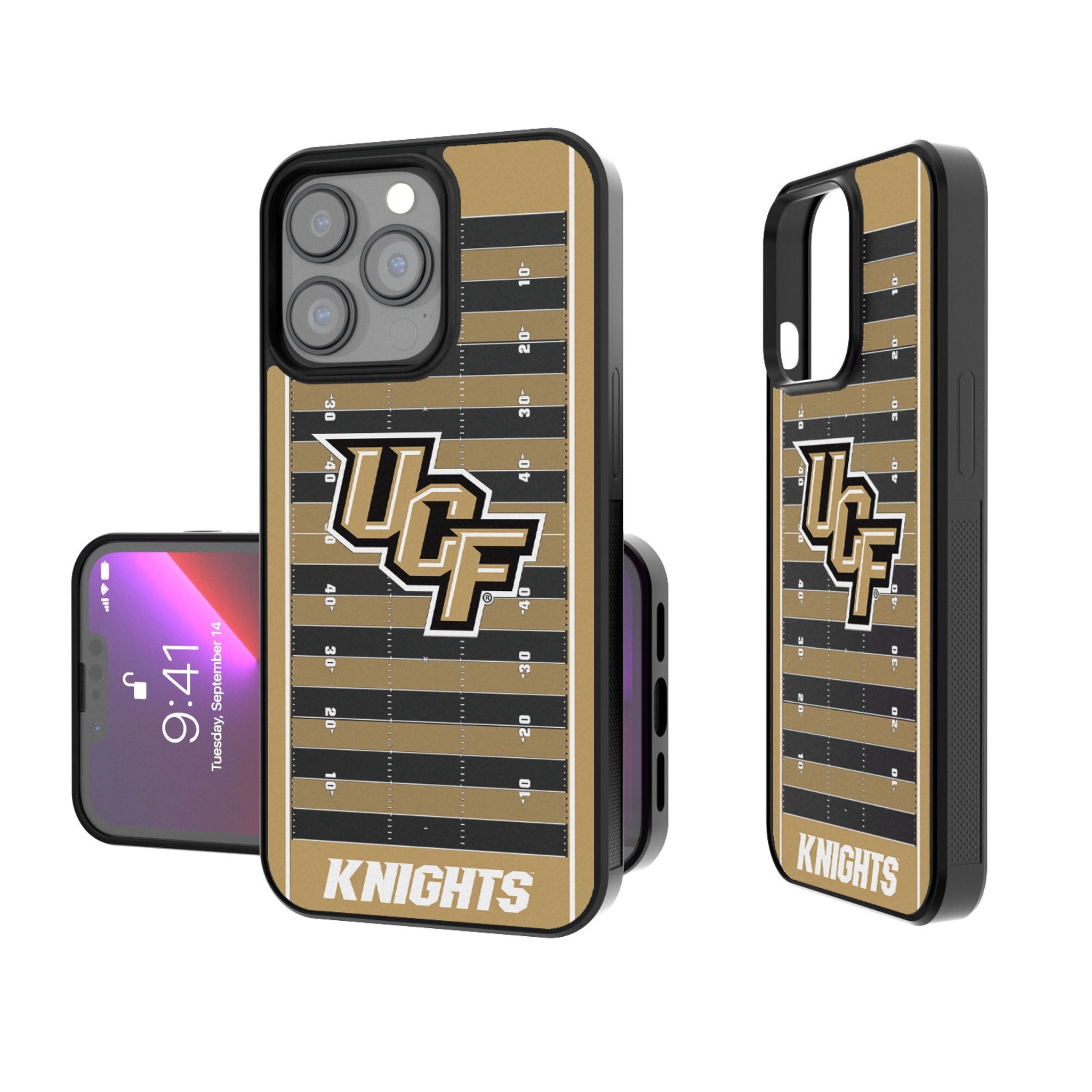 University of Central Florida Golden Knights Field Bump Phone Case 1
