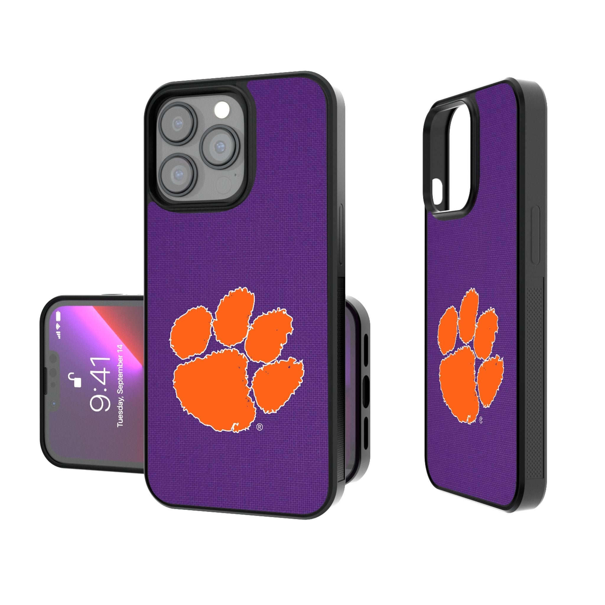 Clemson University Tigers Solid Bump Phone Case 1