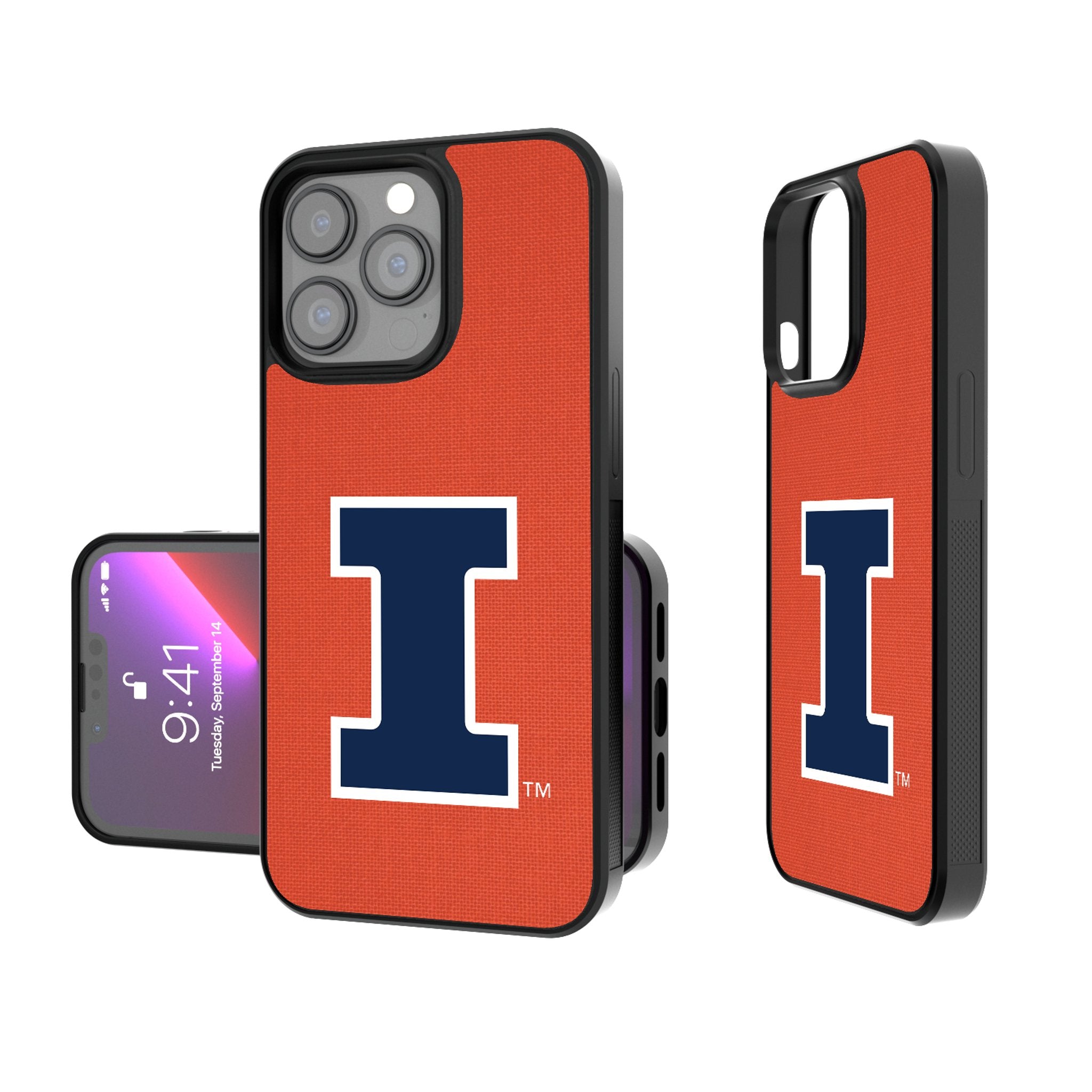 University of Illinois Fighting Illini Solid Bump Phone Case