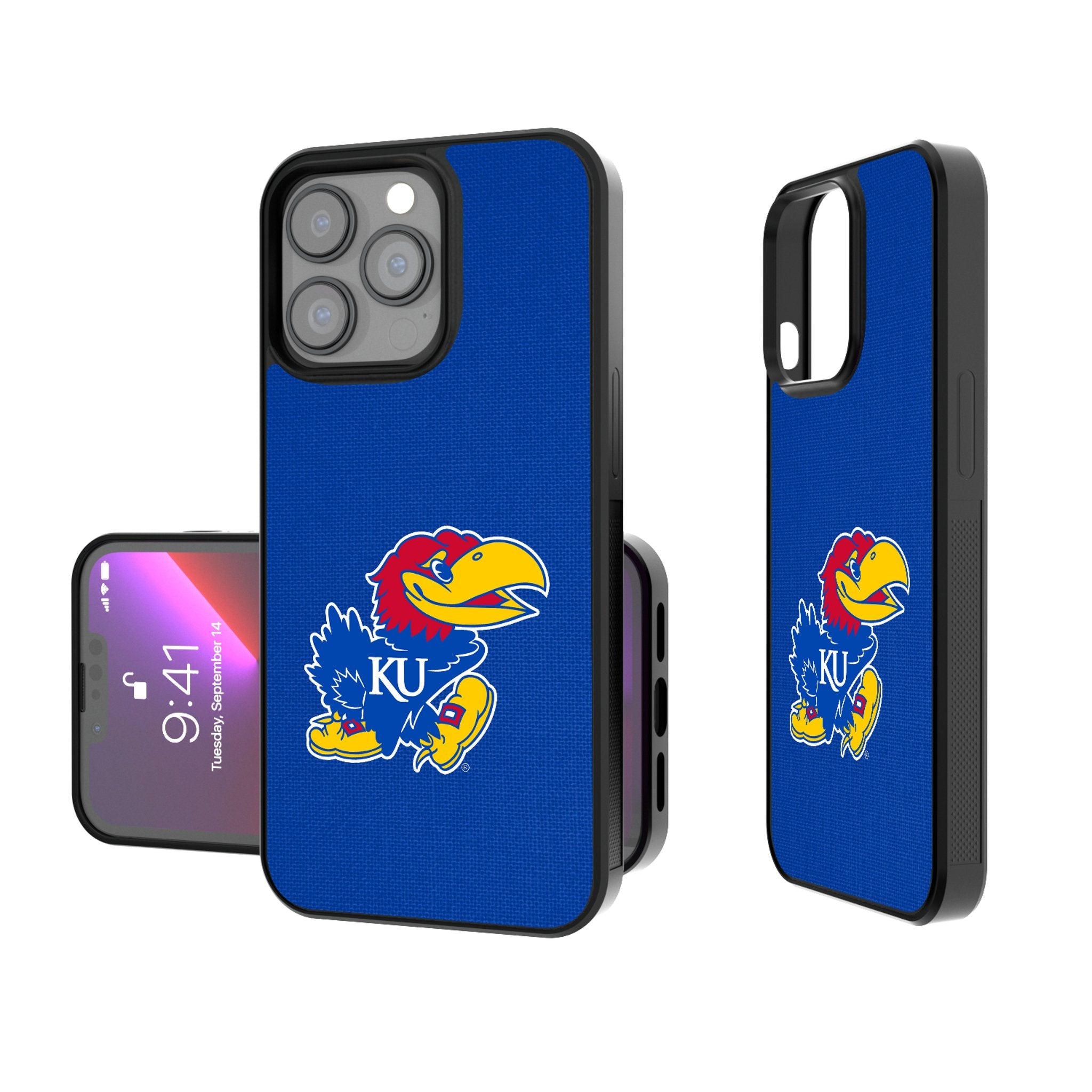 University of Kansas Jayhawks Solid Bump Phone Case 1
