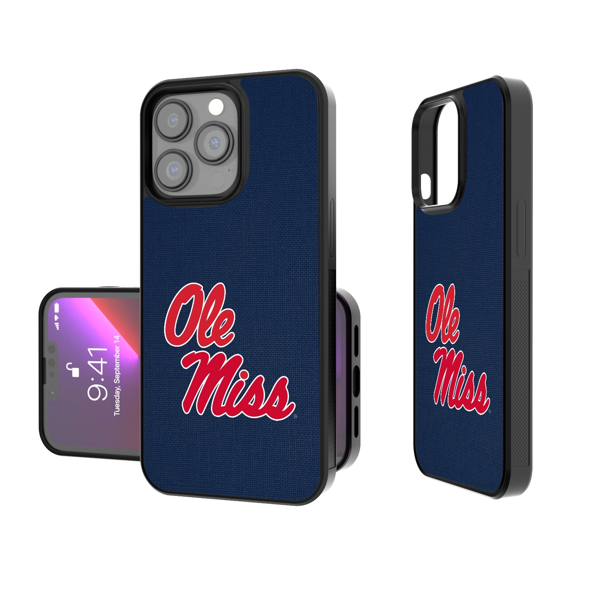 University of Mississippi Rebels Solid Bump Phone Case