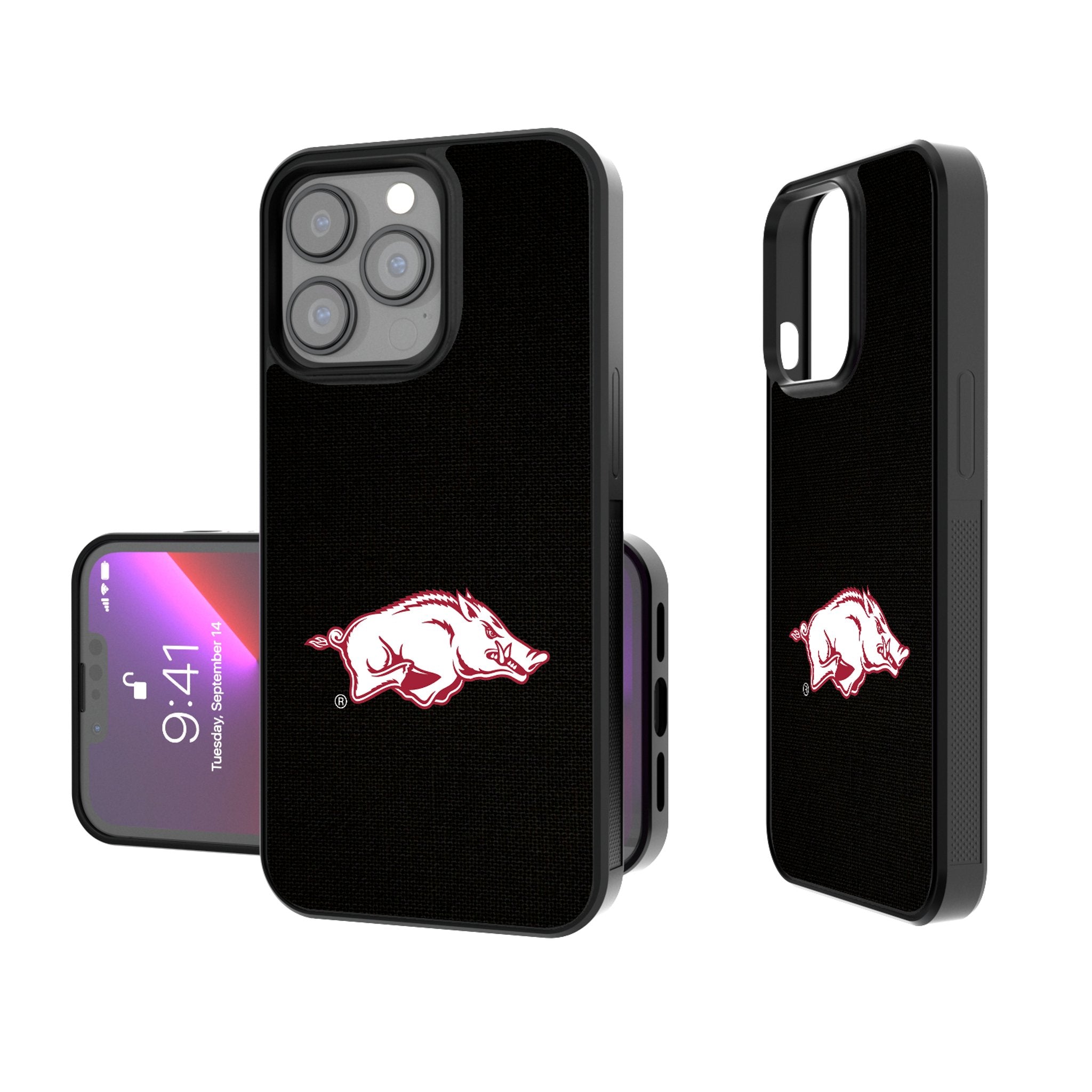 University of Arkansas Fayetteville Razorbacks Solid Bump Phone Case 1