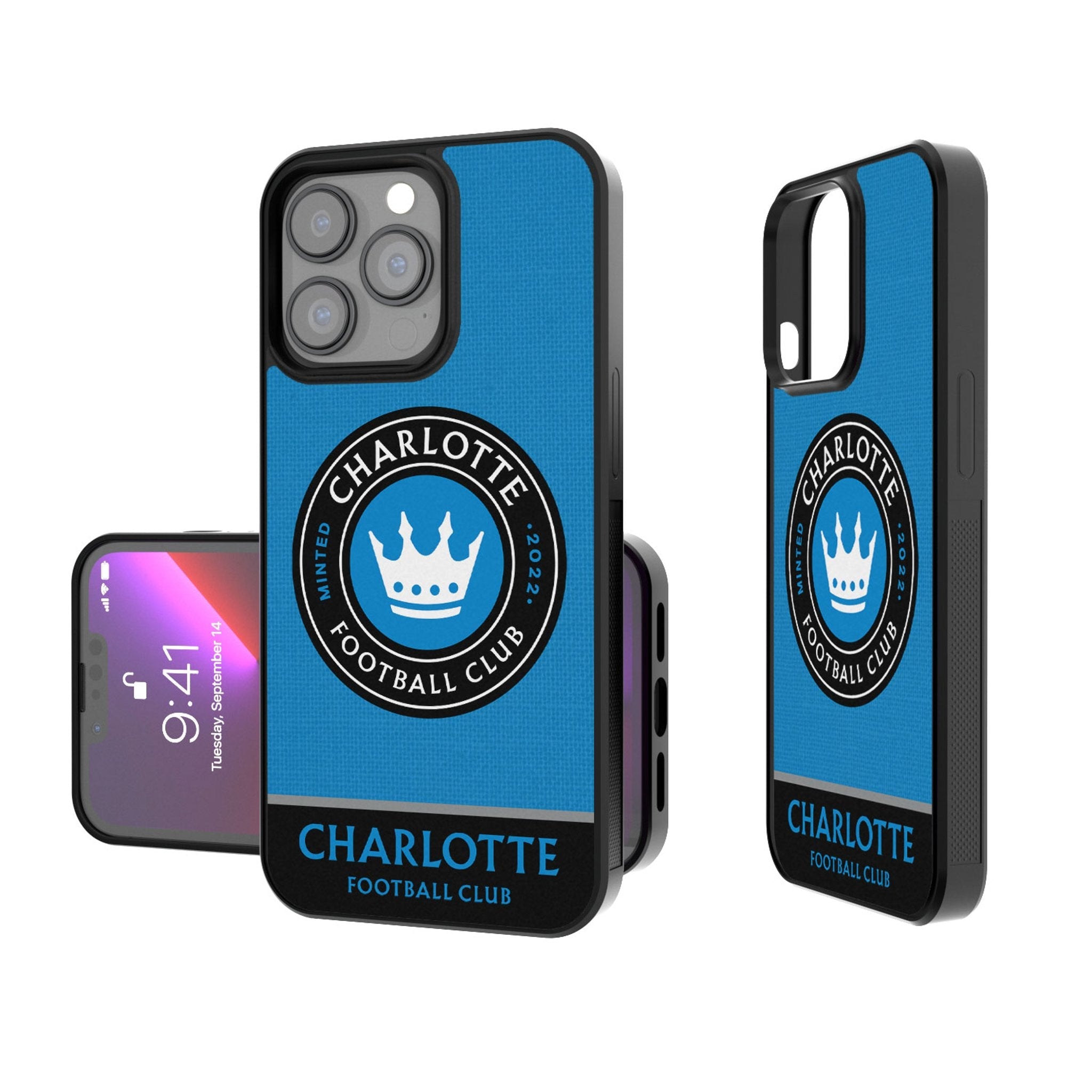 Charlotte FC  Endzone Solid Bump Phone Case