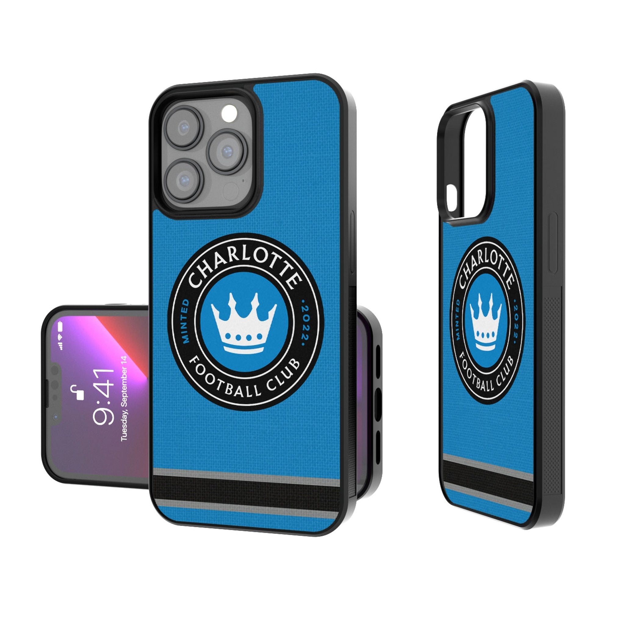 Charlotte FC  Stripe Bump Phone Case