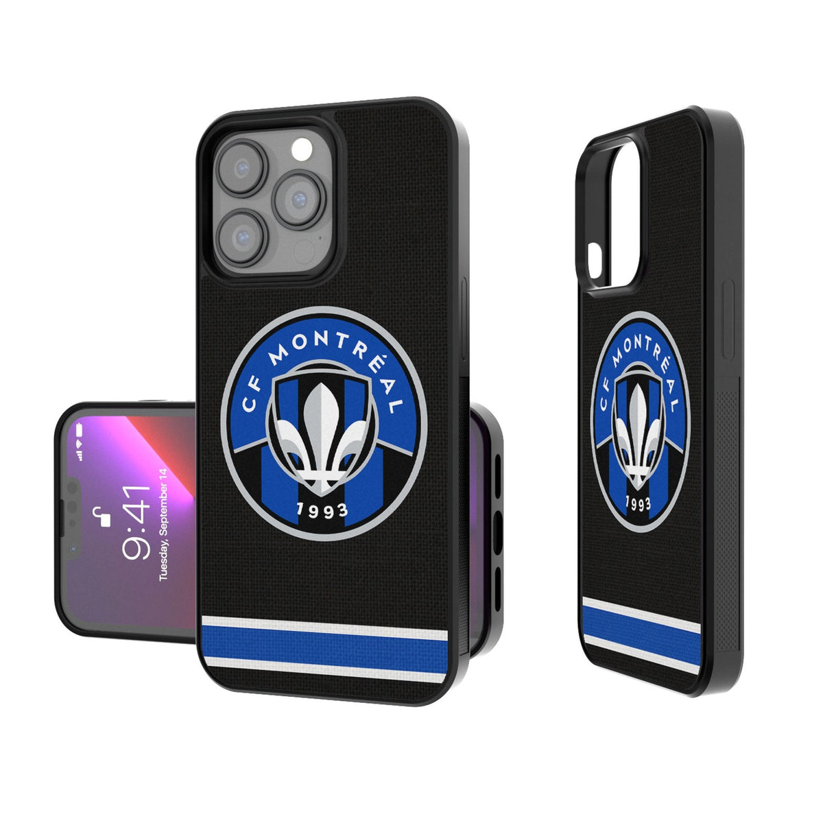 CF Montreal  Stripe Bump Phone Case