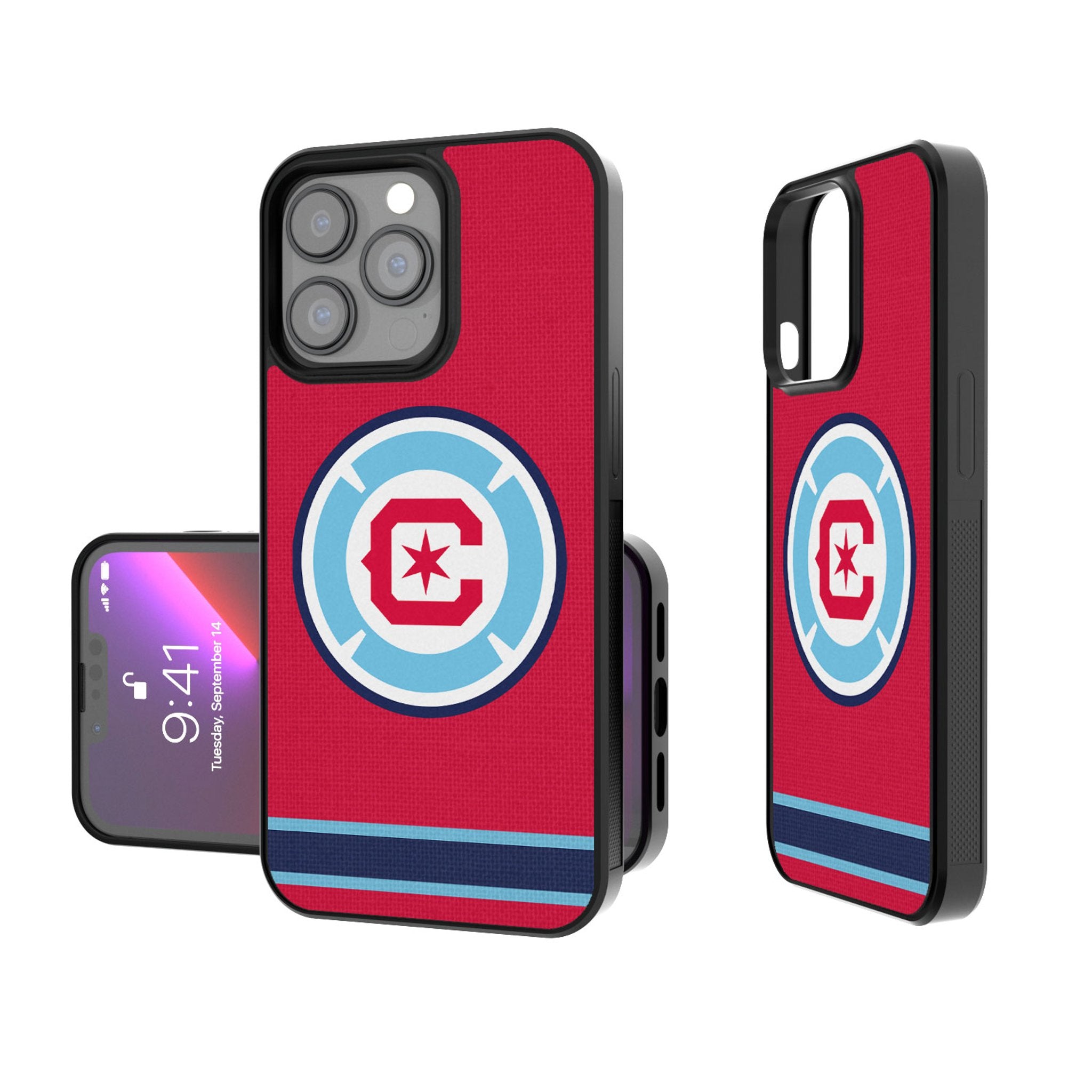 Chicago Fire  Stripe Bump Phone Case