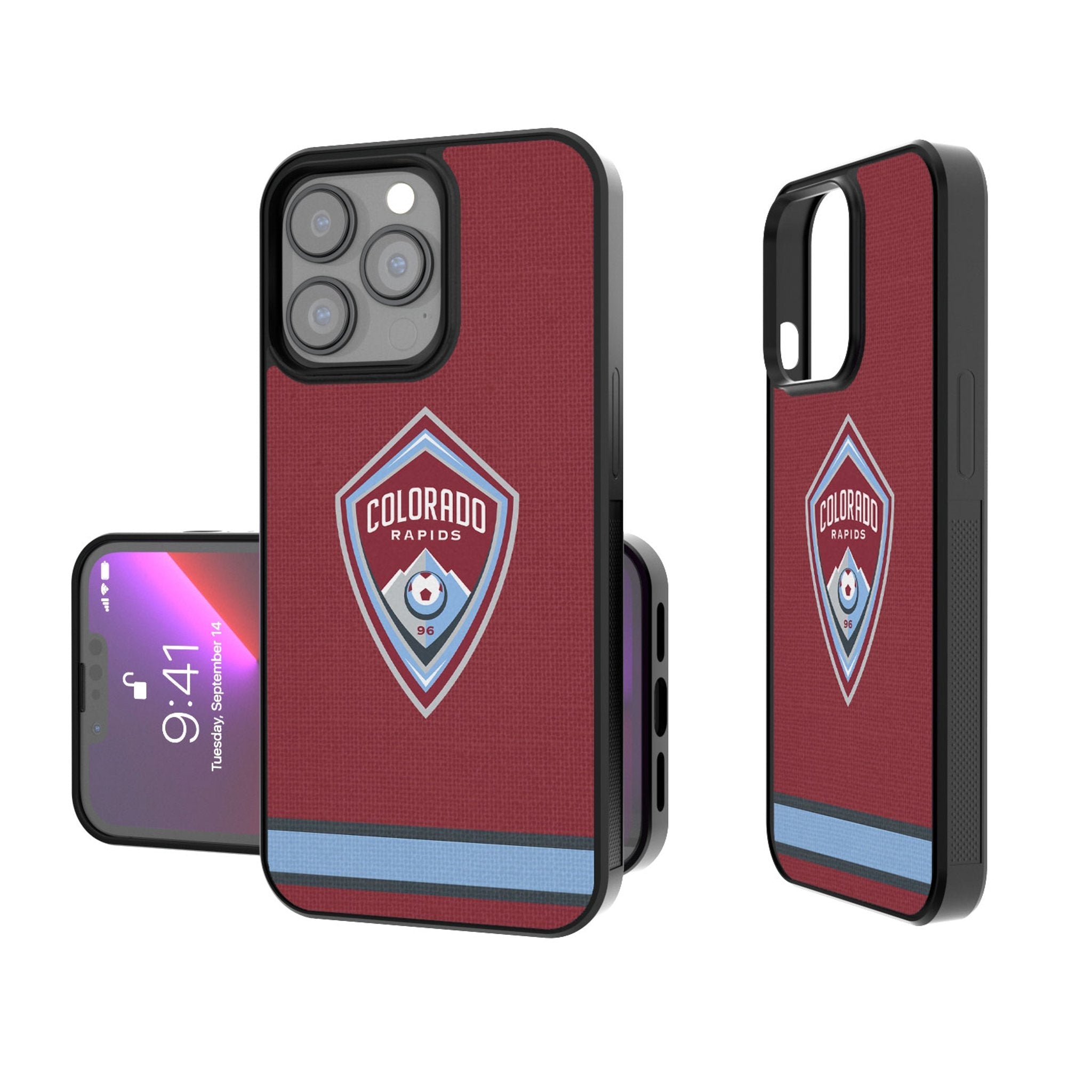 Colorado Rapids  Stripe Bump Phone Case