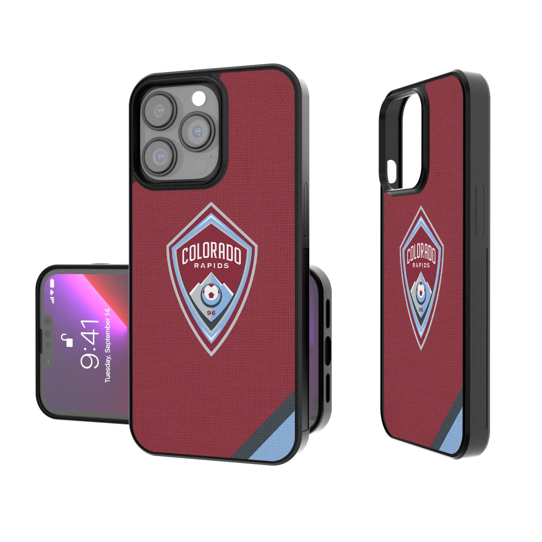 Colorado Rapids  Diagonal Stripe Bump Phone Case