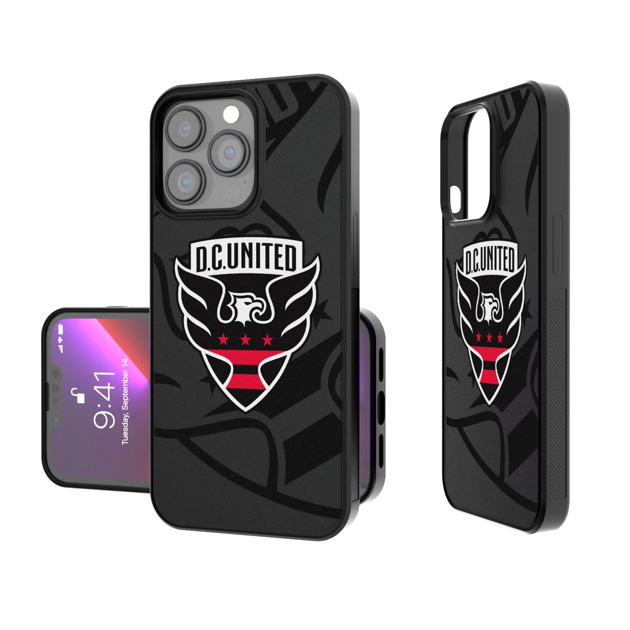 DC United  Monocolor Tilt Bump Phone Case