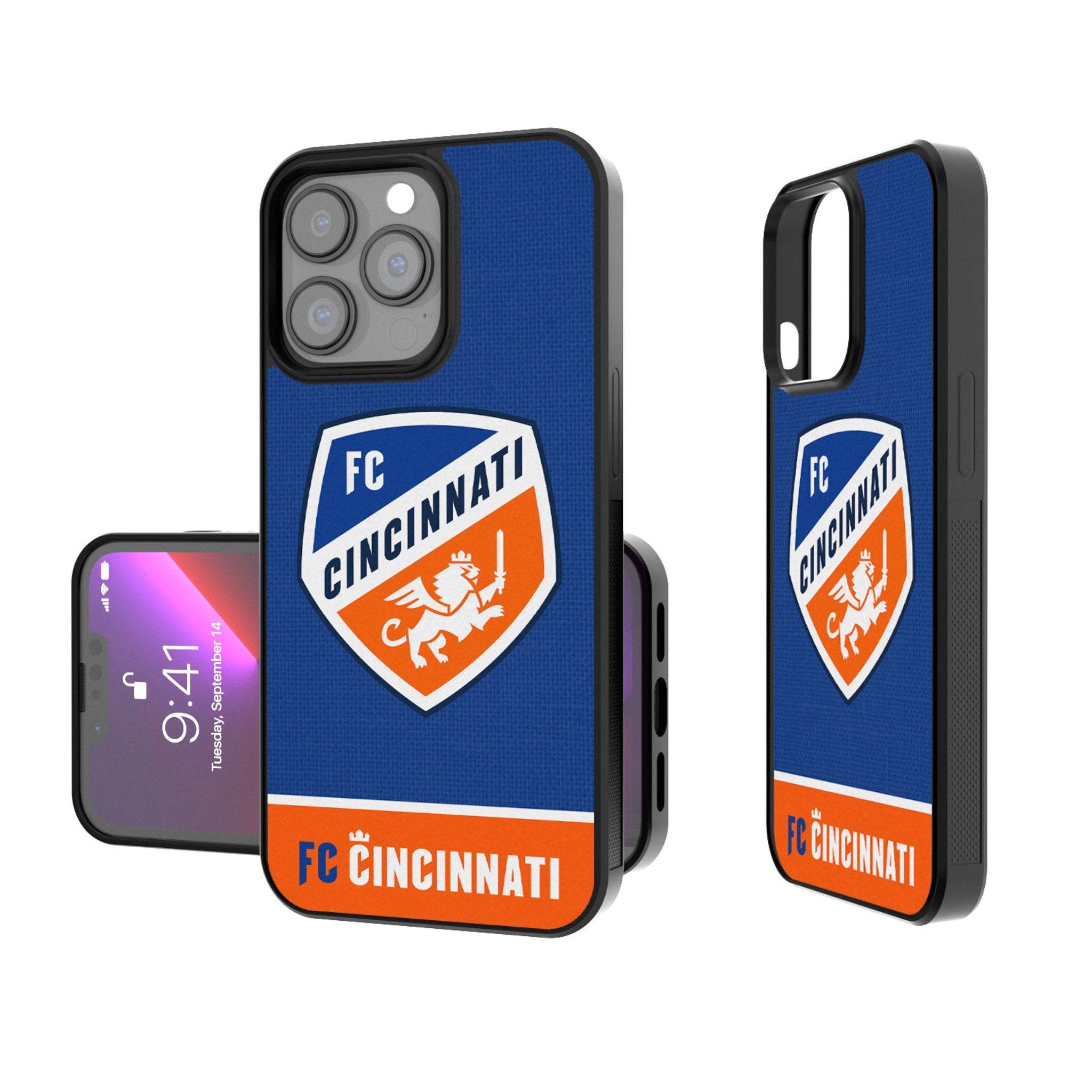 FC Cincinnati  Endzone Solid Bump Phone Case