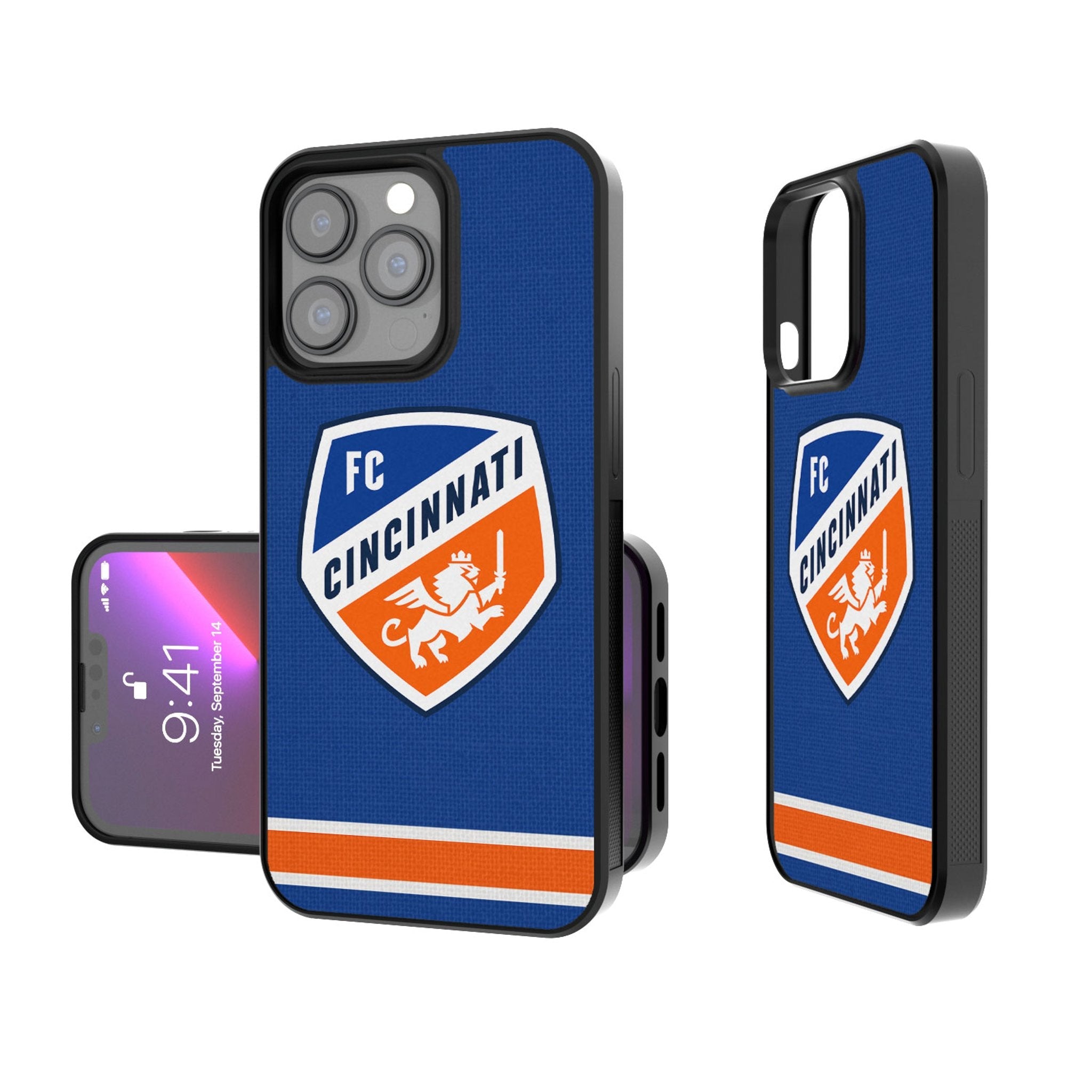 FC Cincinnati  Stripe Bump Phone Case 1
