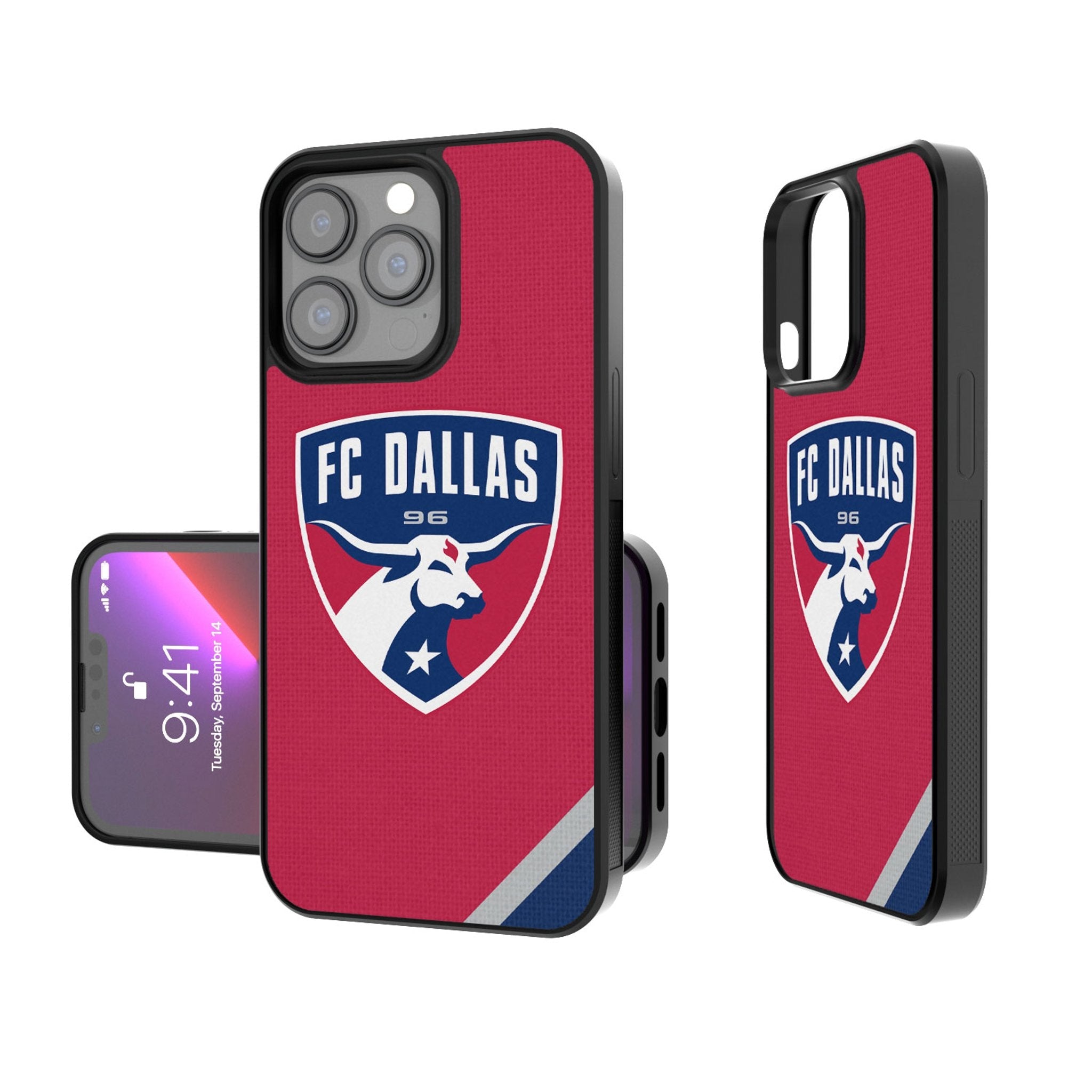 FC Dallas  Diagonal Stripe Bump Phone Case