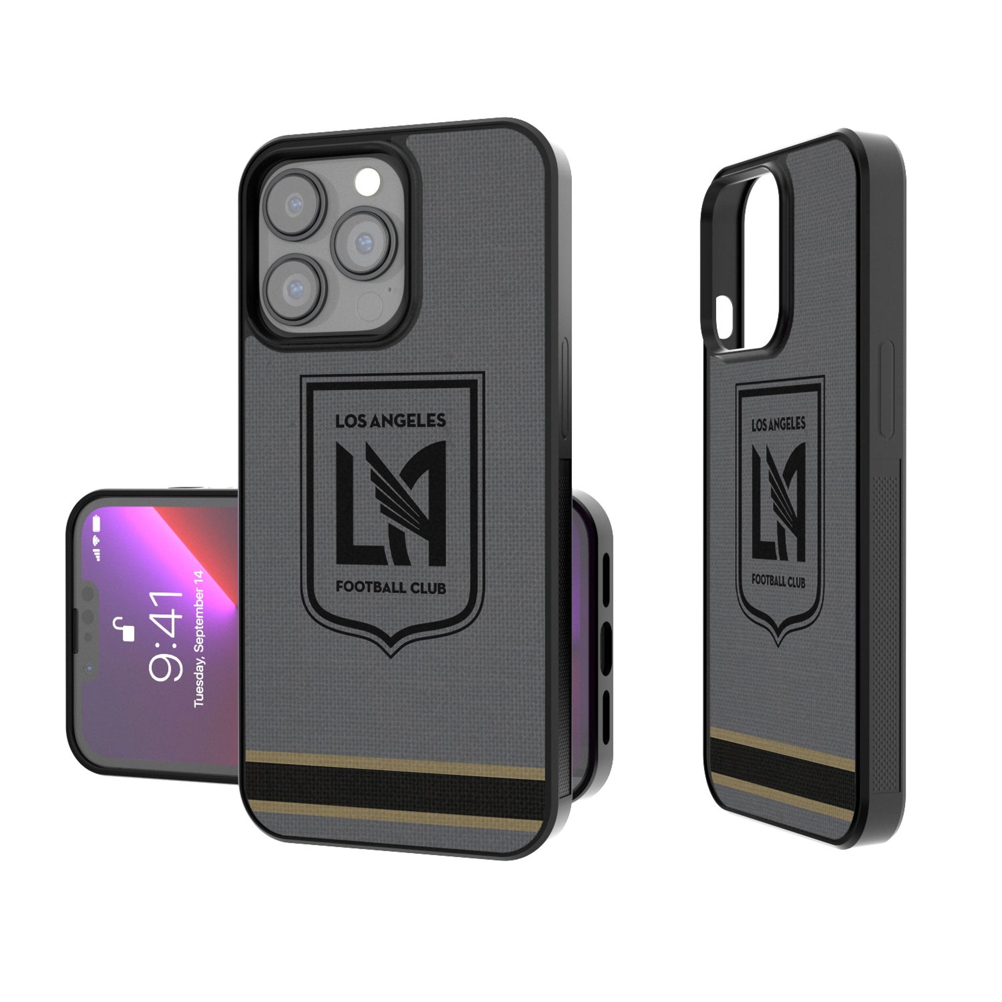 Los Angeles Football Club   Stripe Bump Phone Case
