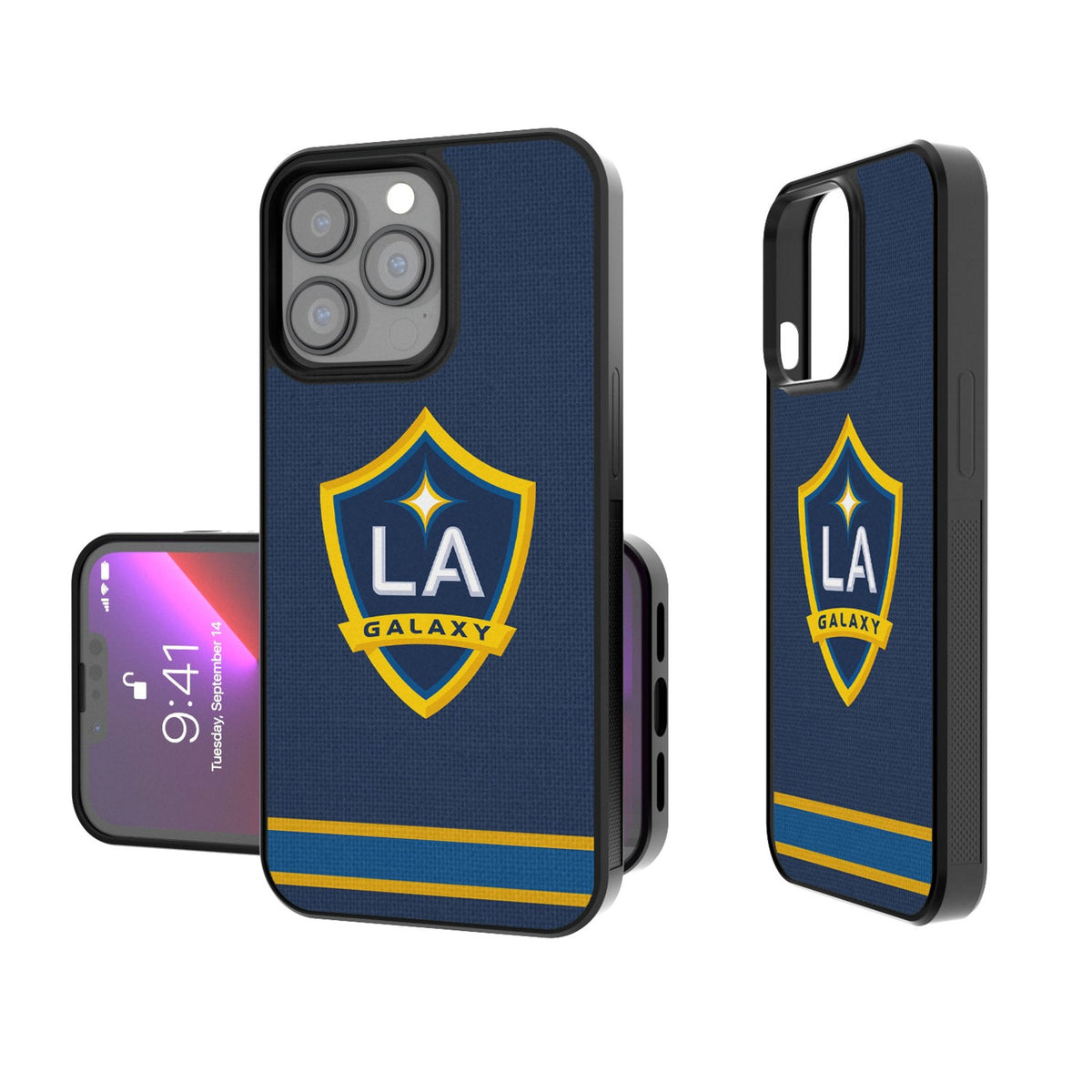 LA Galaxy  Stripe Bump Phone Case 1