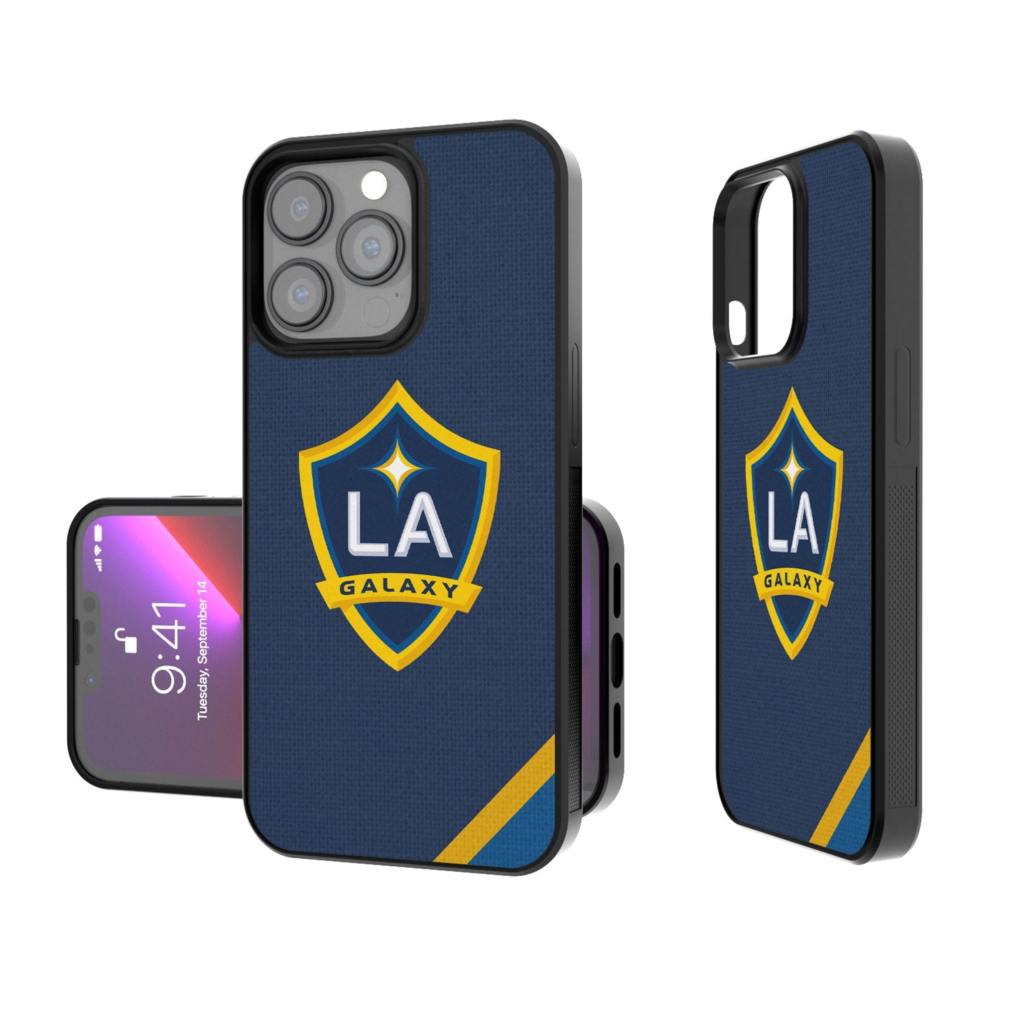 LA Galaxy  Diagonal Stripe Bump Phone Case