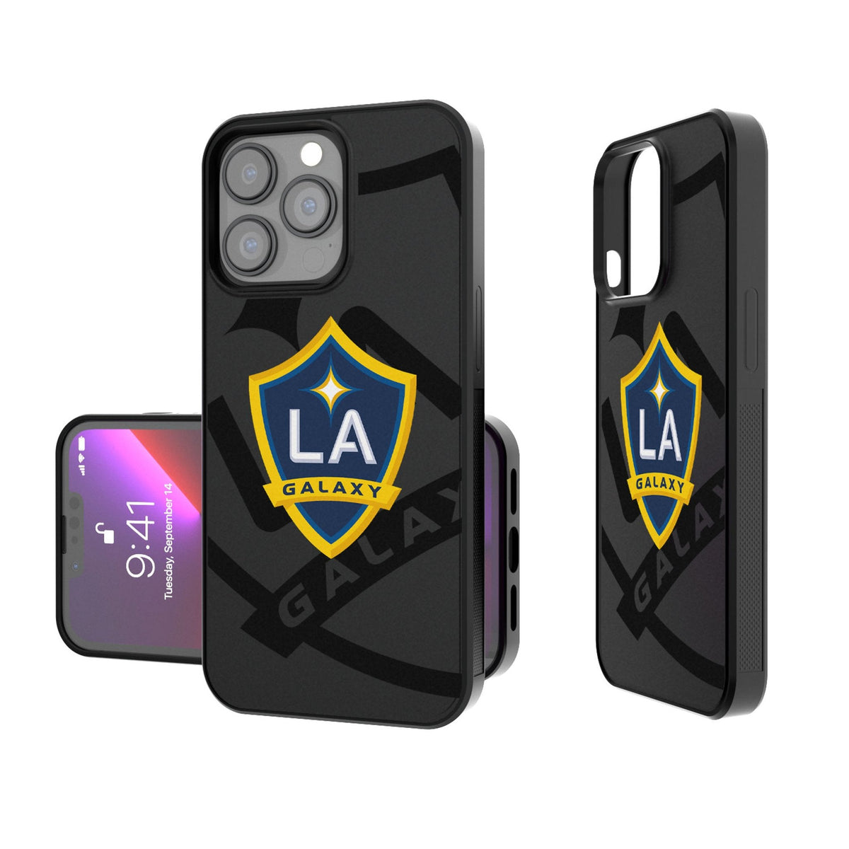 LA Galaxy  Monocolor Tilt Bump Phone Case