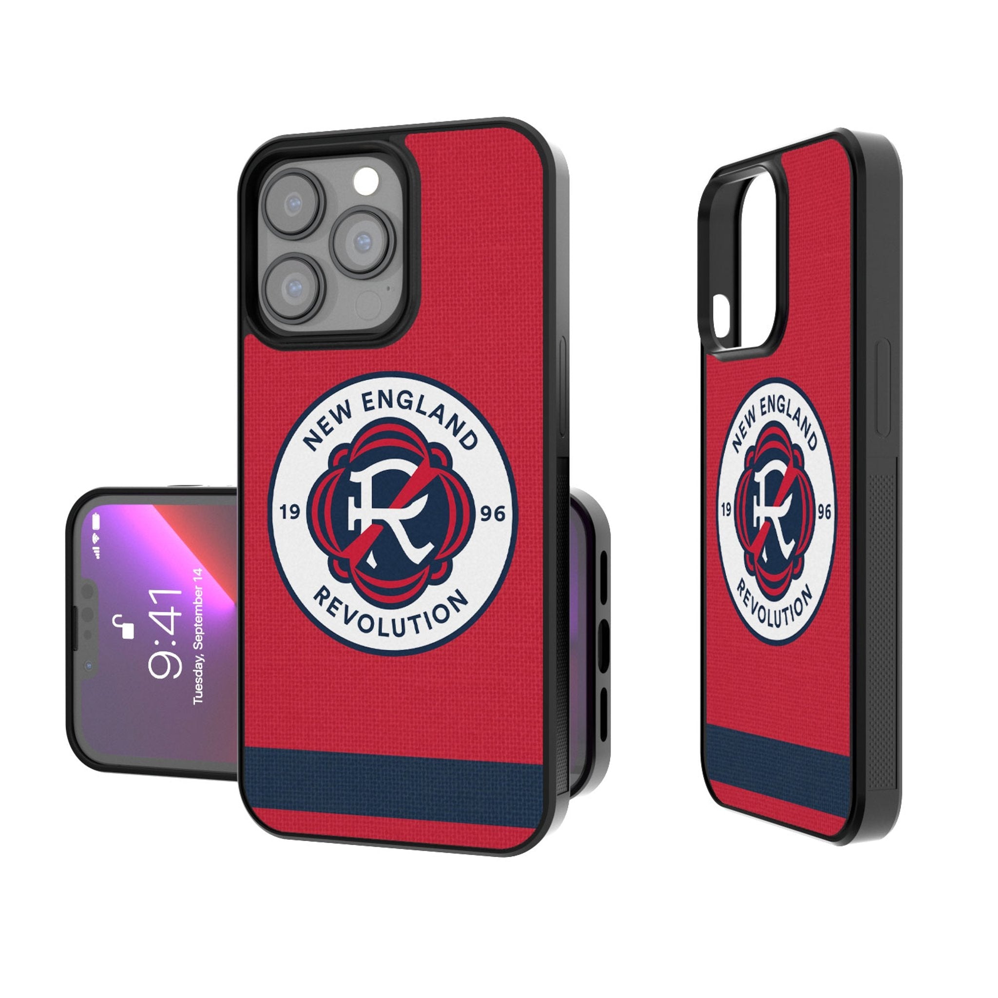 New England Revolution  Stripe Bump Phone Case