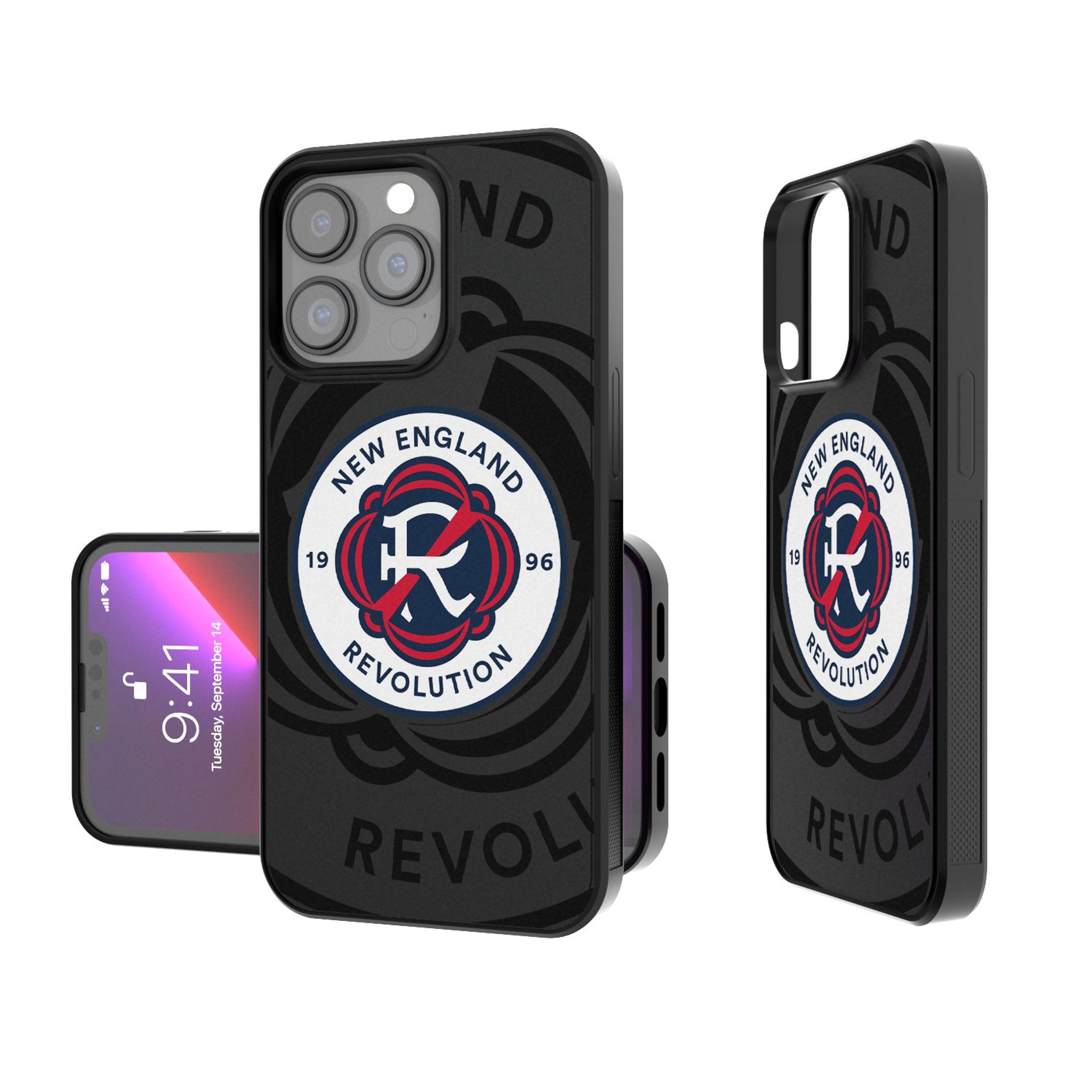 New England Revolution  Monocolor Tilt Bump Phone Case 1
