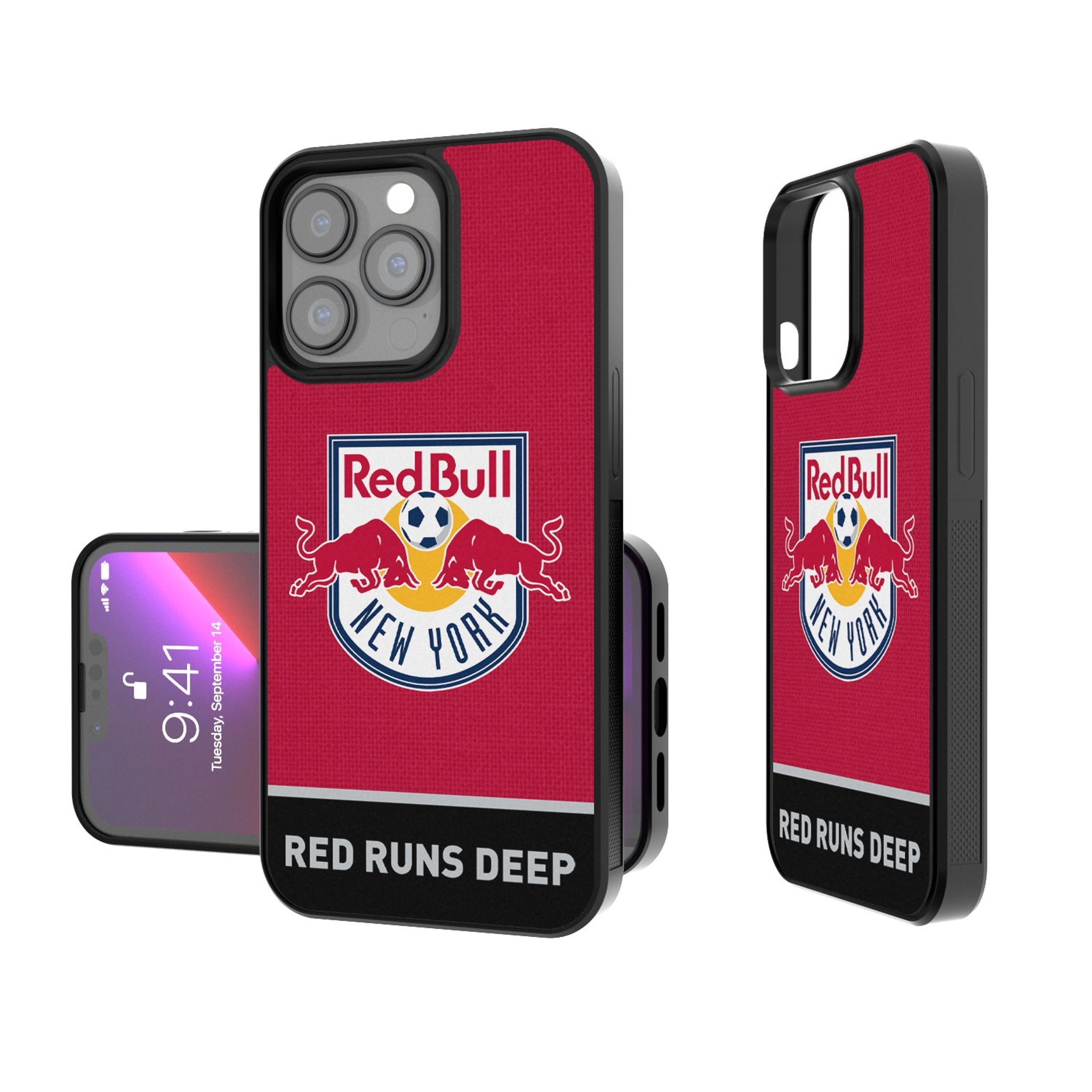 New York Red Bulls  Endzone Solid Bump Phone Case