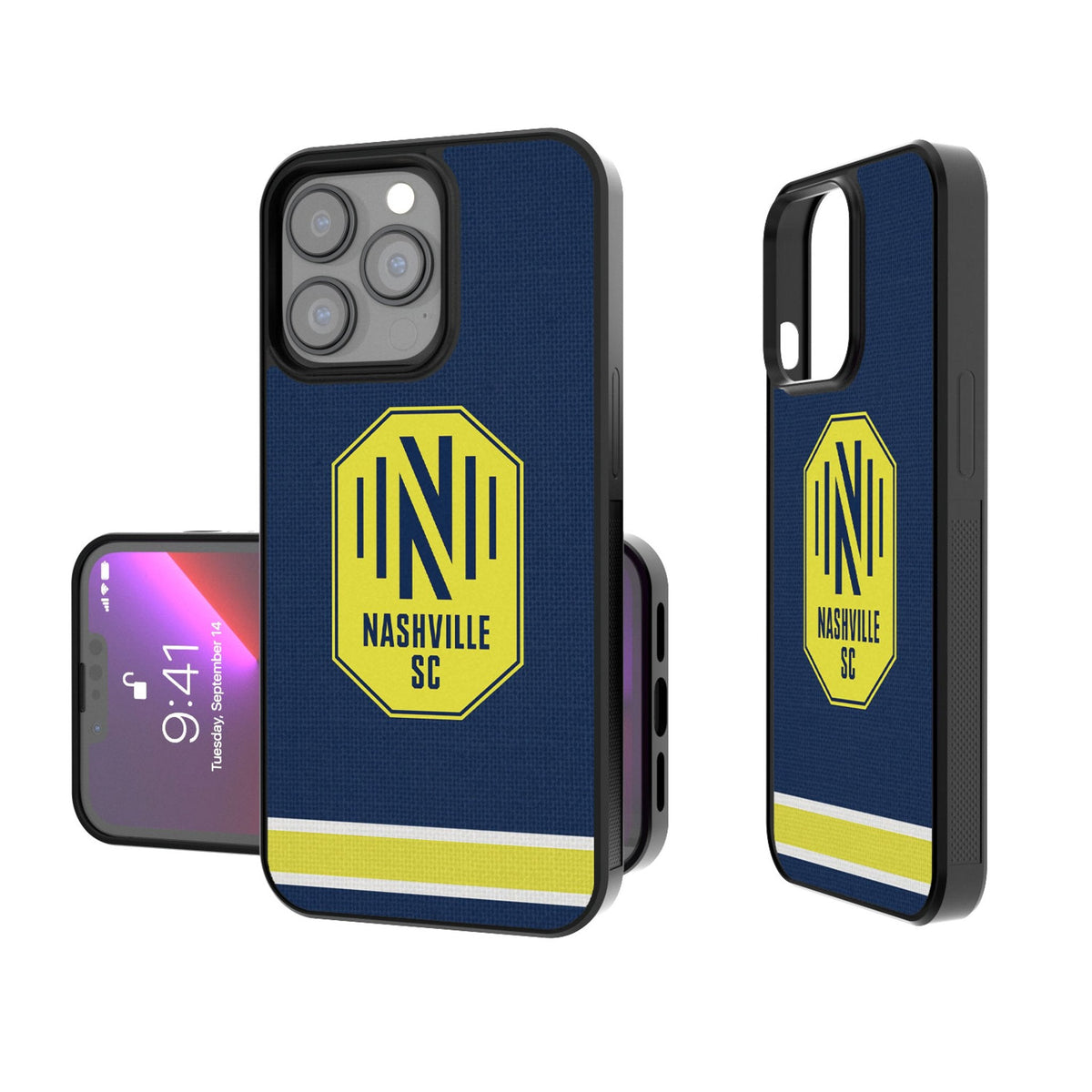 Nashville SC  Stripe Bump Phone Case 1