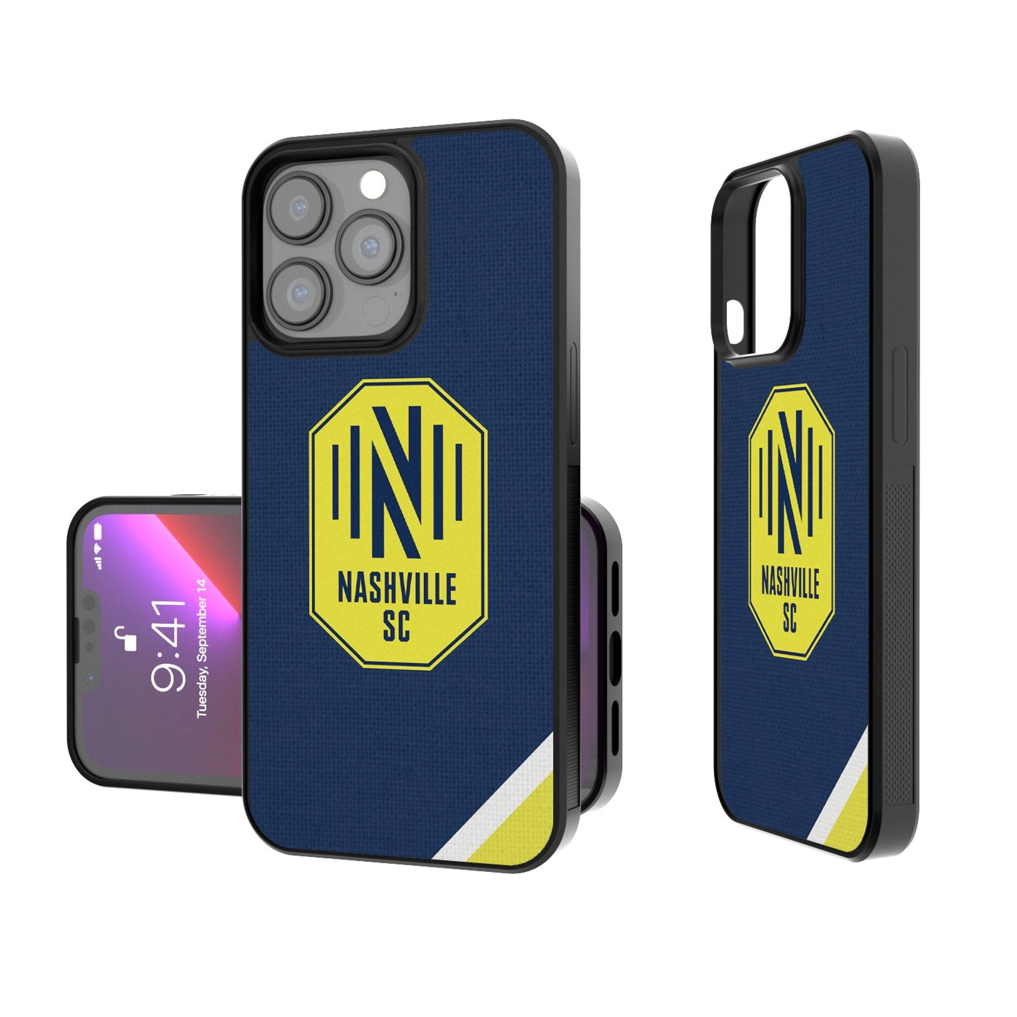 Nashville SC  Diagonal Stripe Bump Phone Case