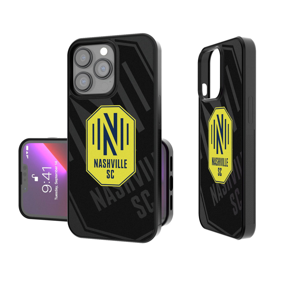 Nashville SC  Monocolor Tilt Bump Phone Case
