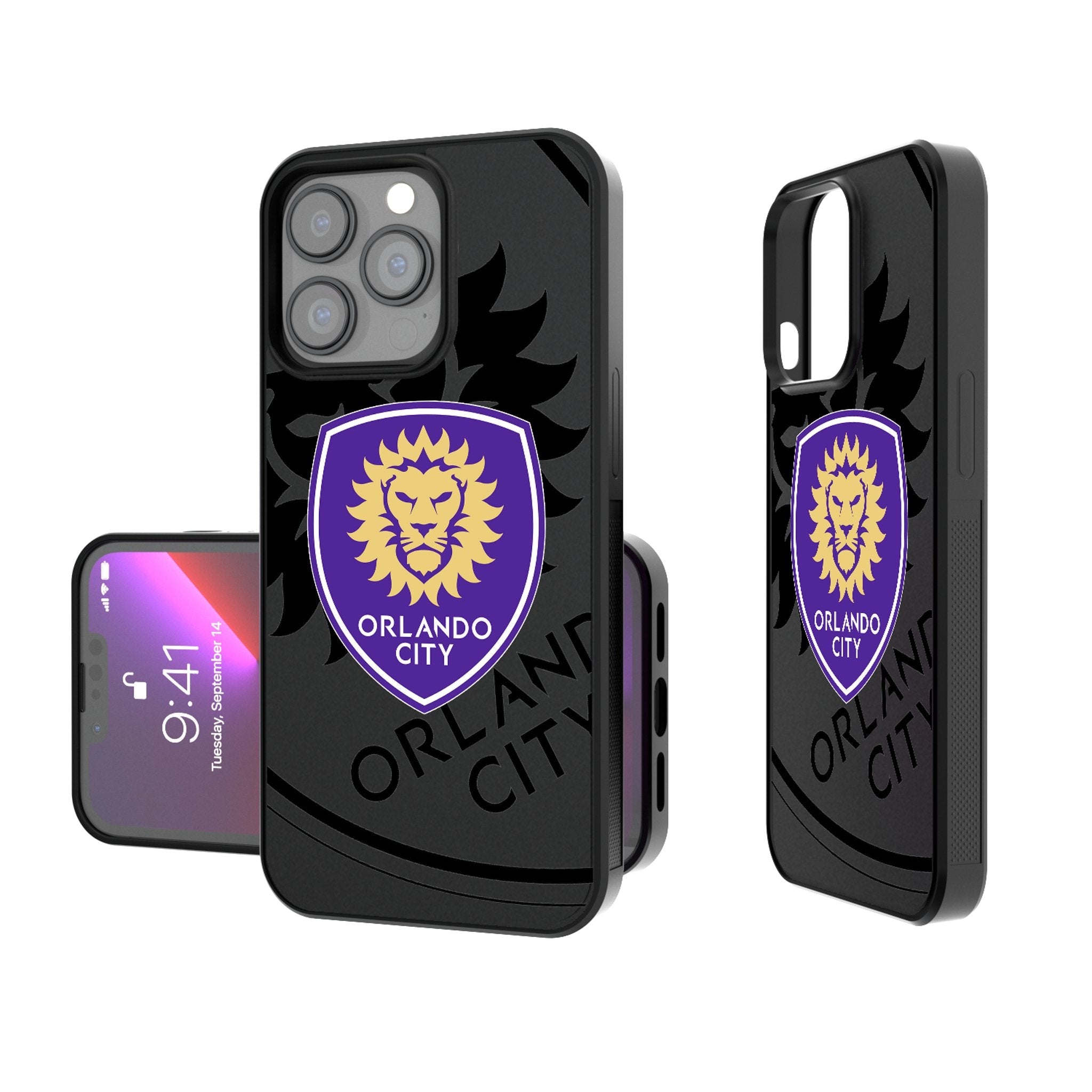 Orlando City Soccer Club  Monocolor Tilt Bump Phone Case 1