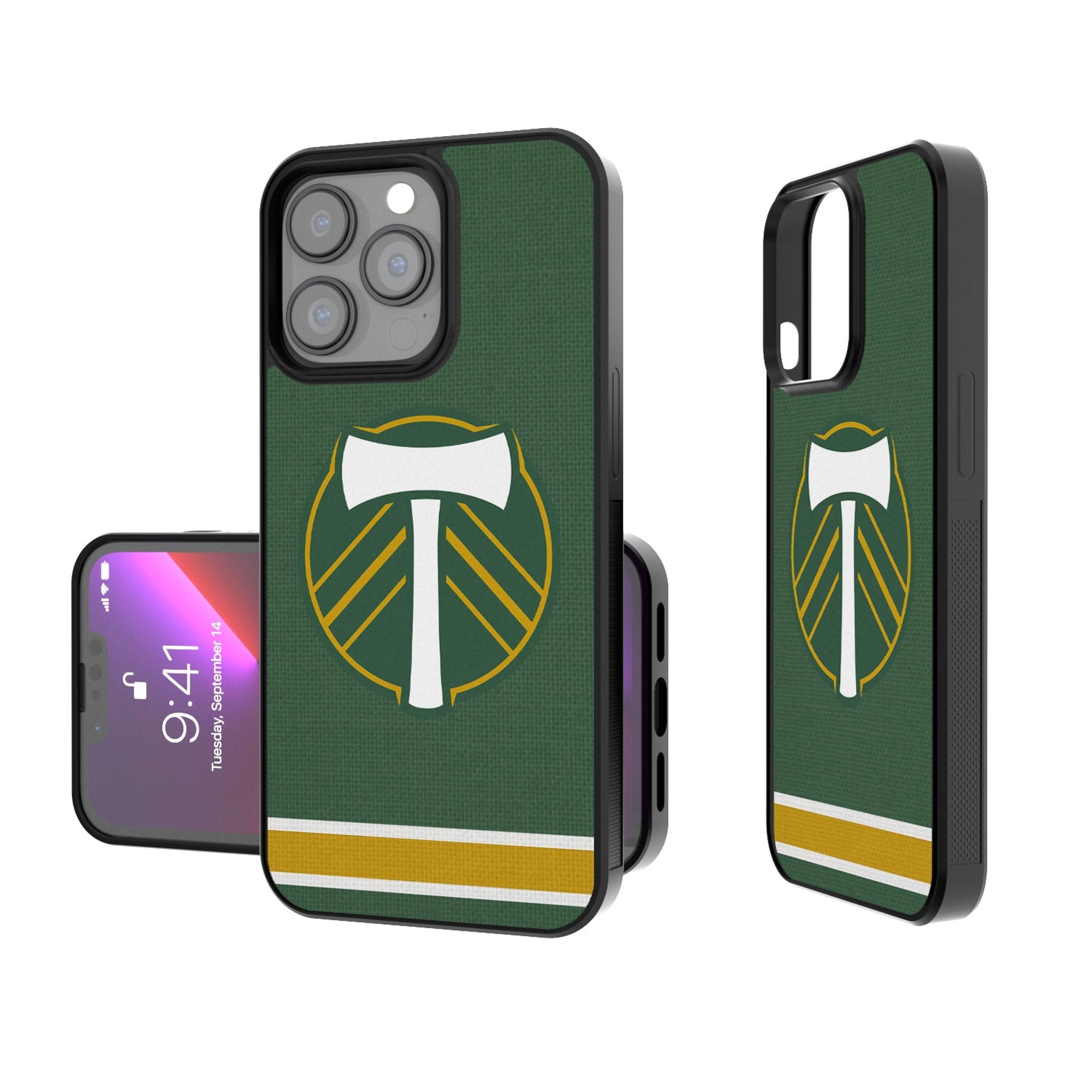 Portland Timbers   Stripe Bump Phone Case
