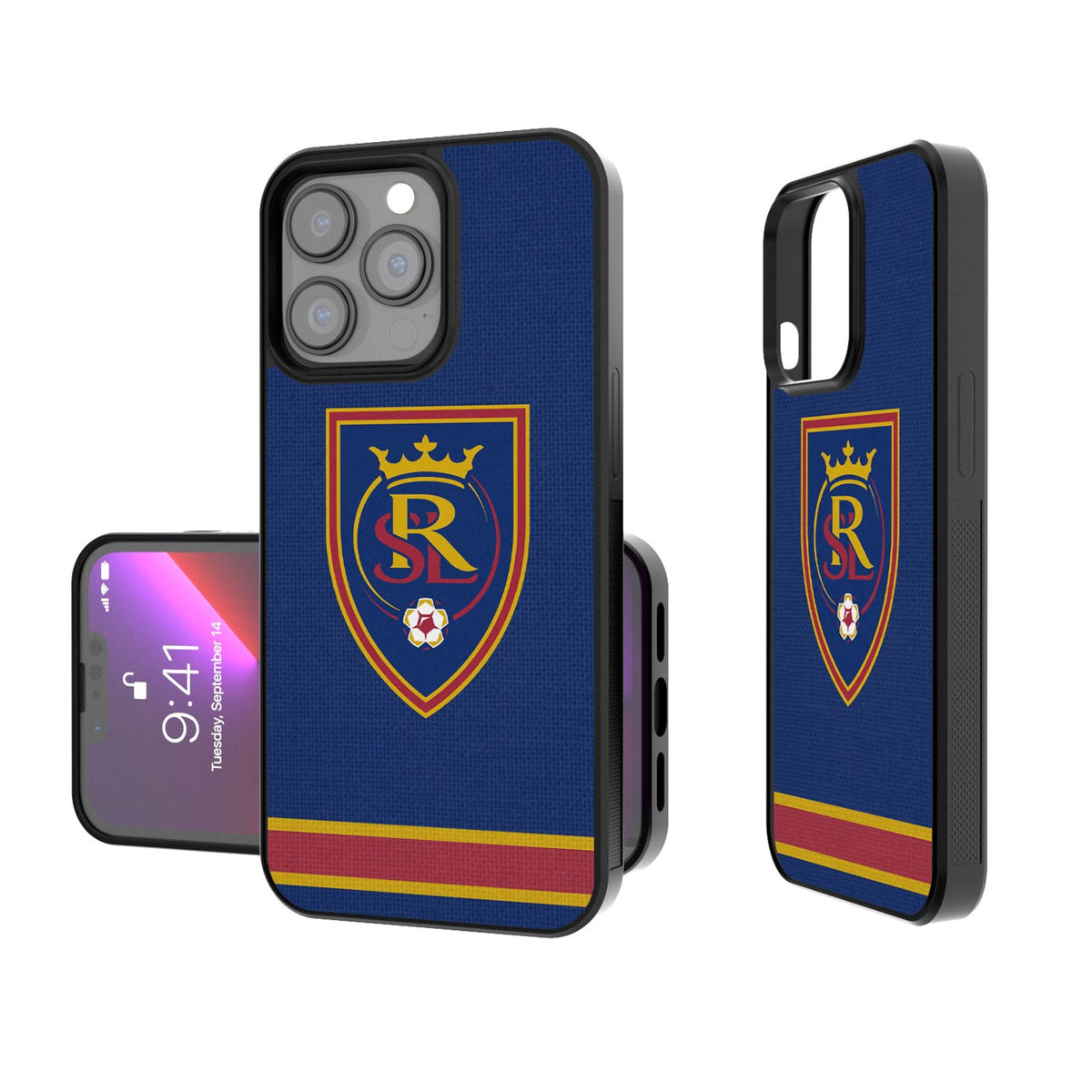 Real Salt Lake   Stripe Bump Phone Case
