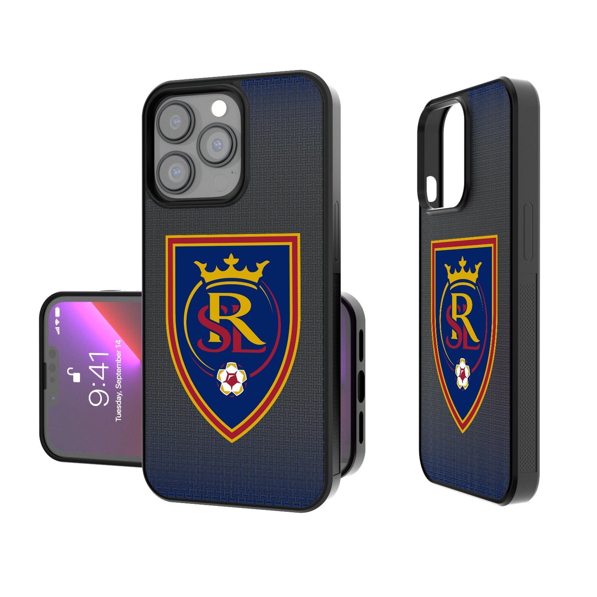Real Salt Lake   Linen Bump Phone Case