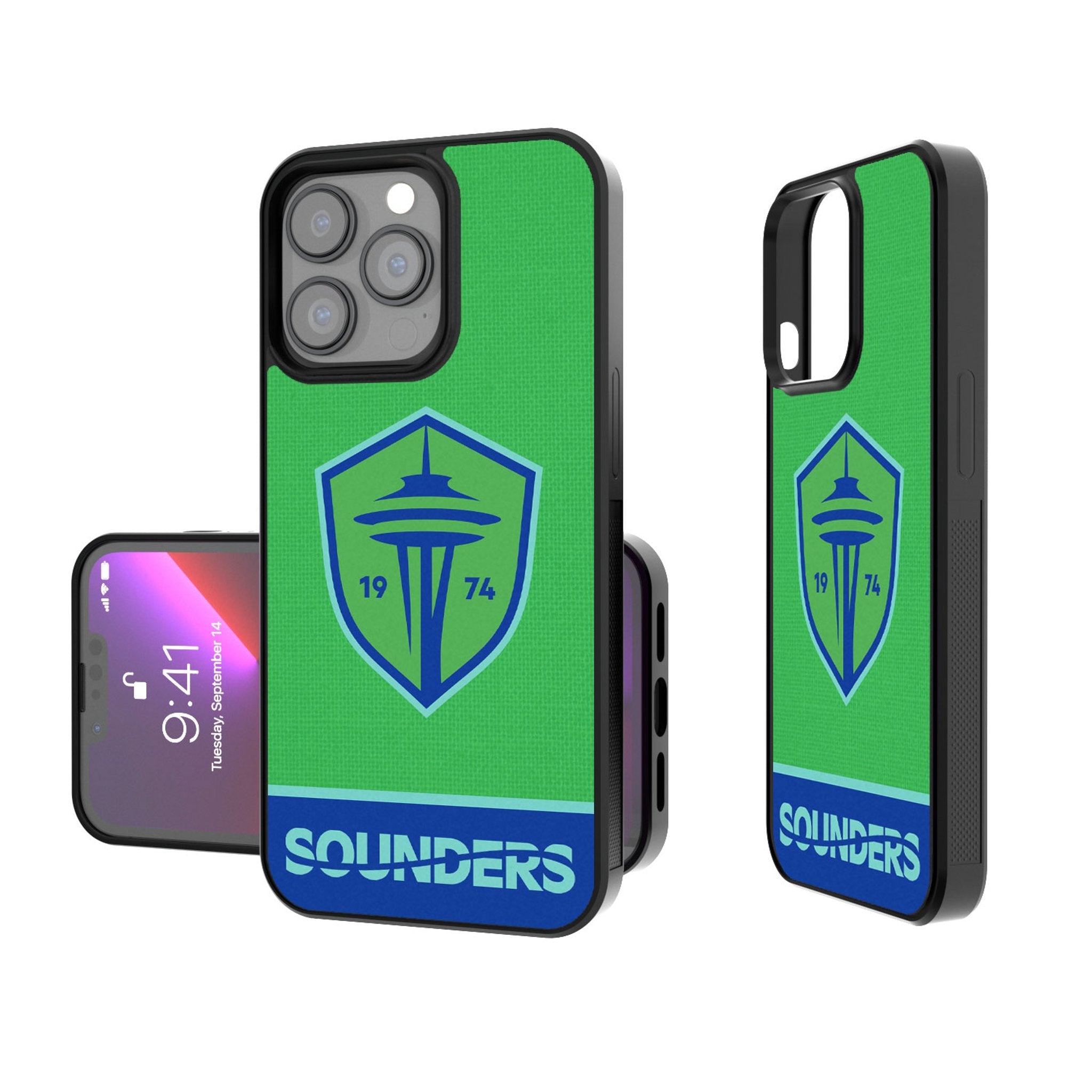 Seattle Sounders FC   Endzone Solid Bump Phone Case 1
