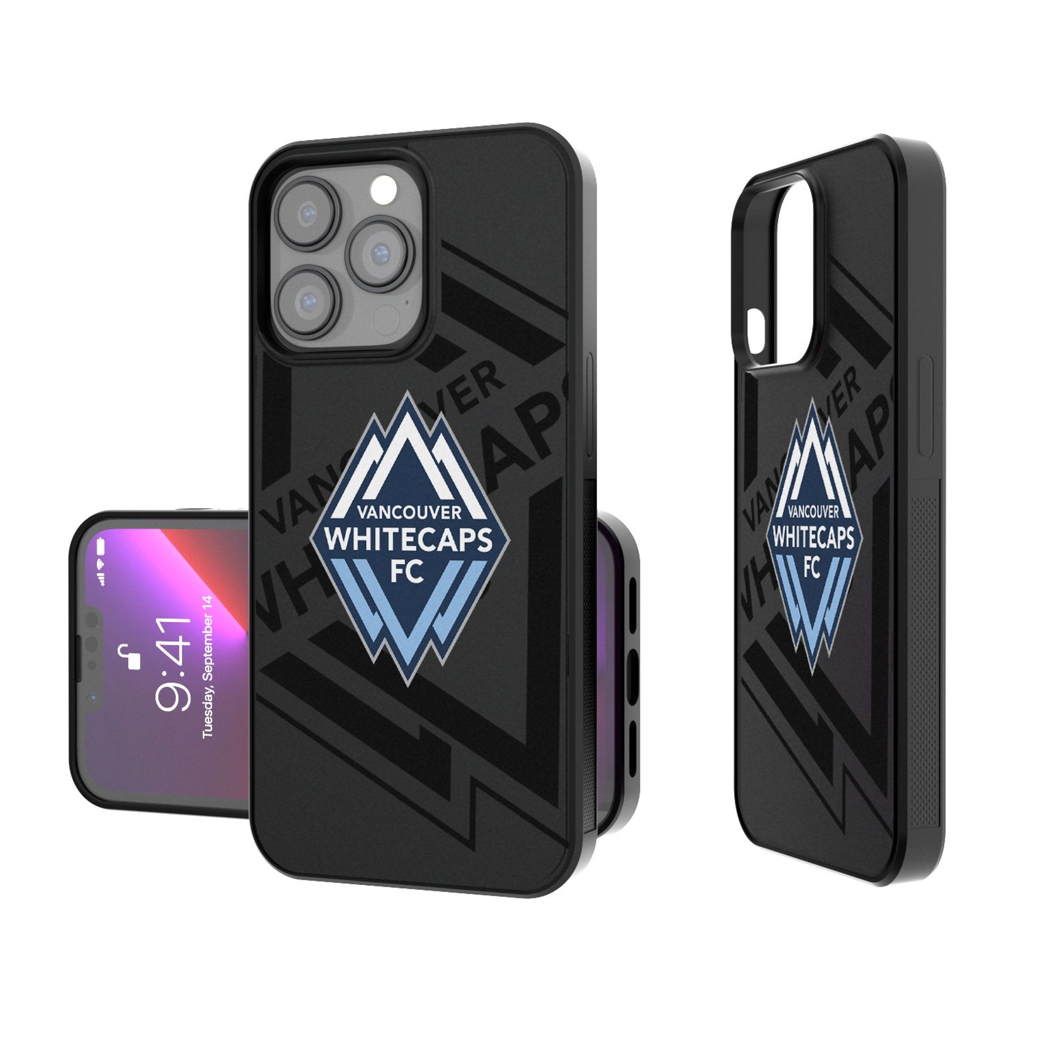 Vancouver Whitecaps   Monocolor Tilt Bump Phone Case