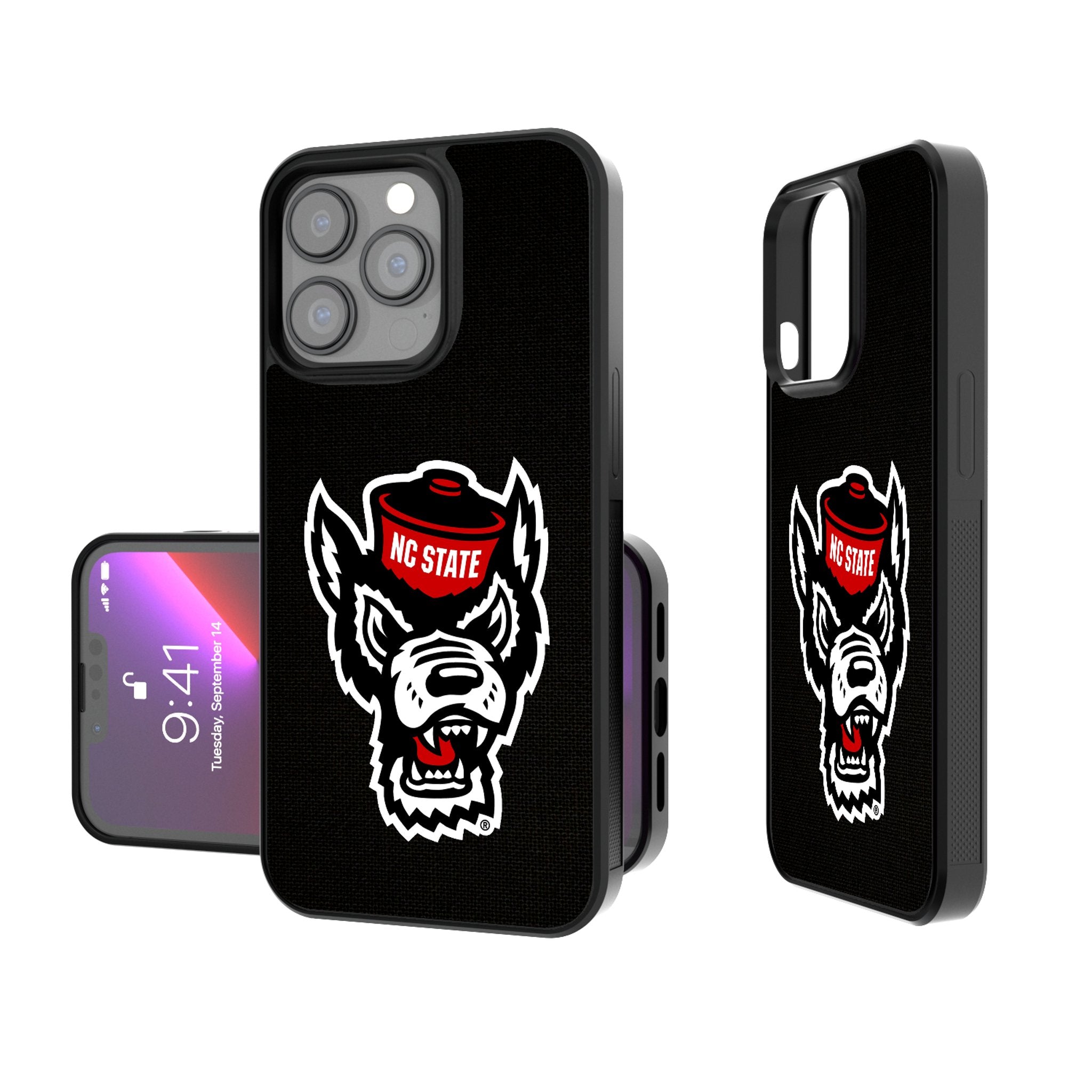 North Carolina State University Wolfpack Solid Bump Phone Case