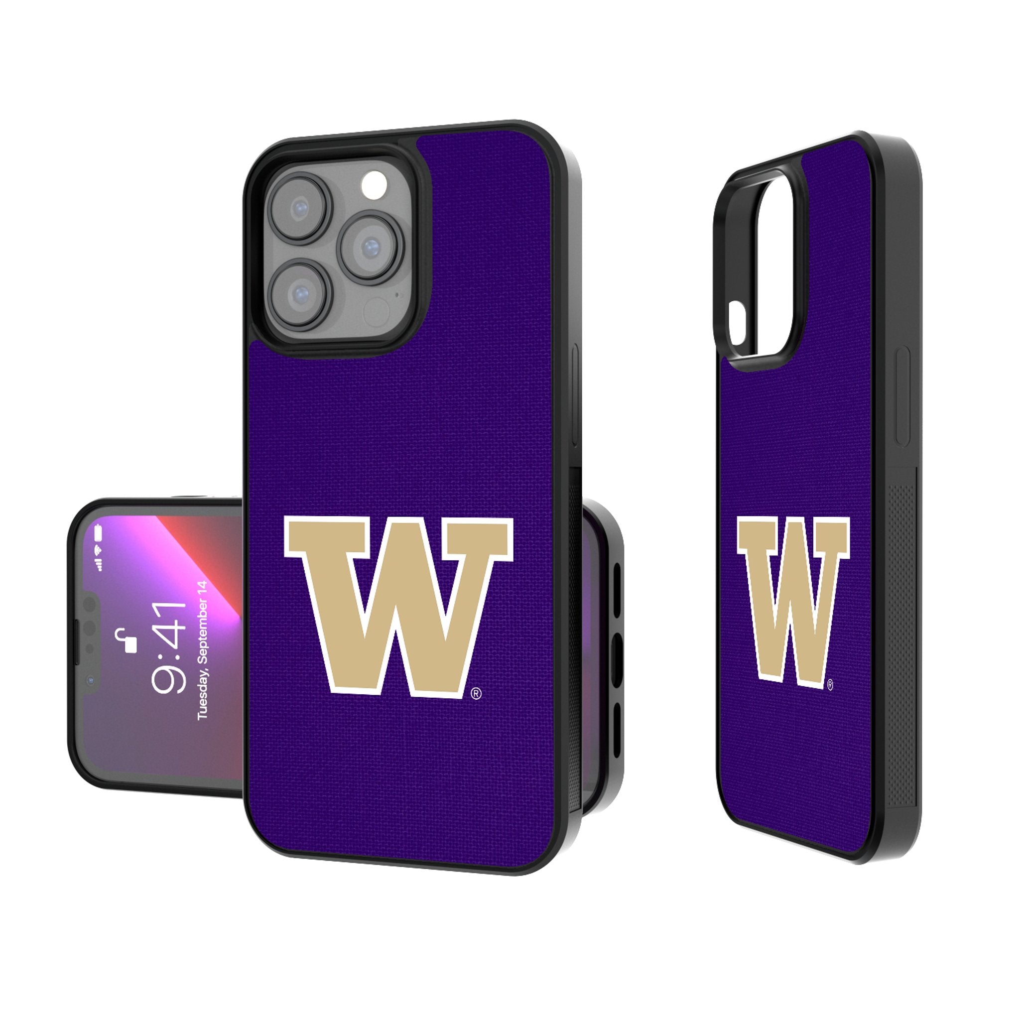 University of Washington Huskies Solid Bump Phone Case