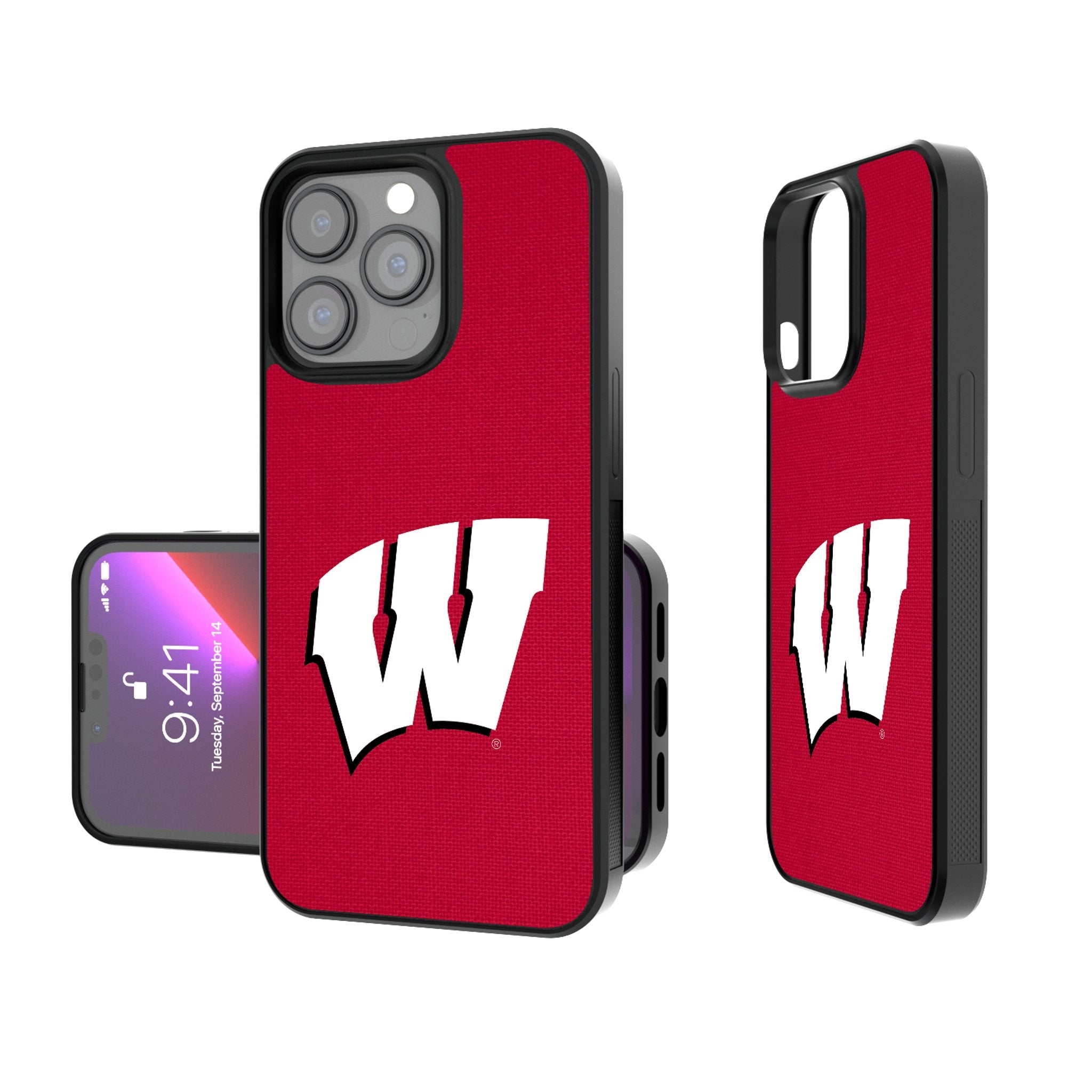 University of Wisconsin Badgers Solid Bump Phone Case
