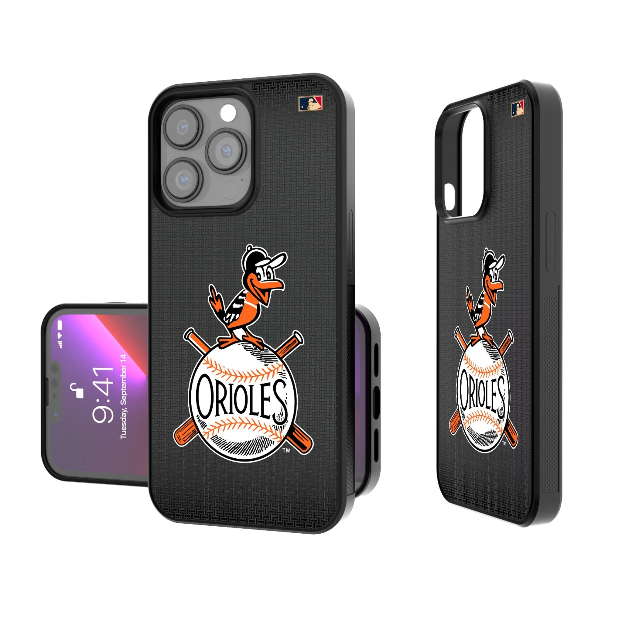 Baltimore Orioles 1954-1963 - Cooperstown Collection Linen Bump Phone Case