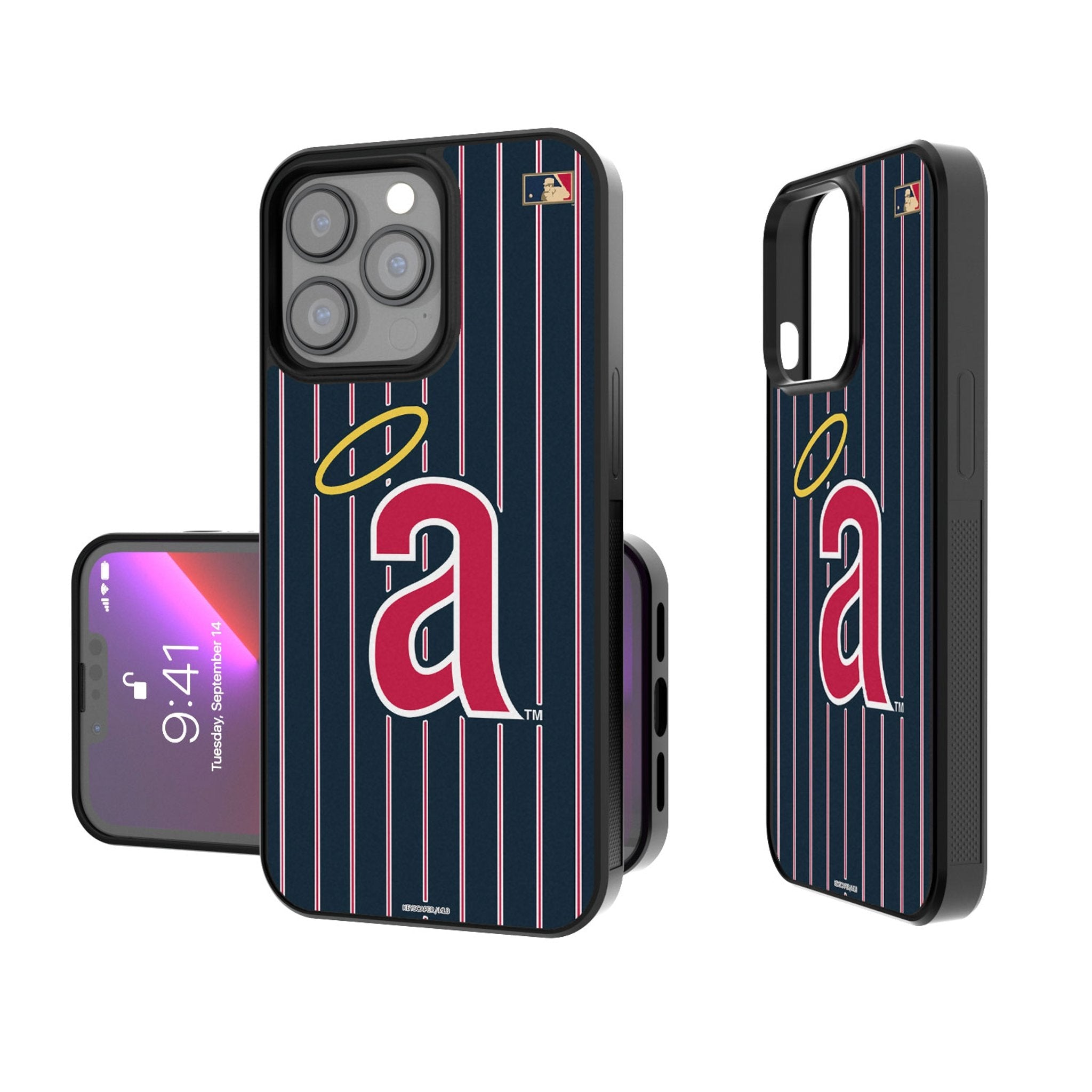LA Angels 1971 - Cooperstown Collection Pinstripe Bump Phone Case 1