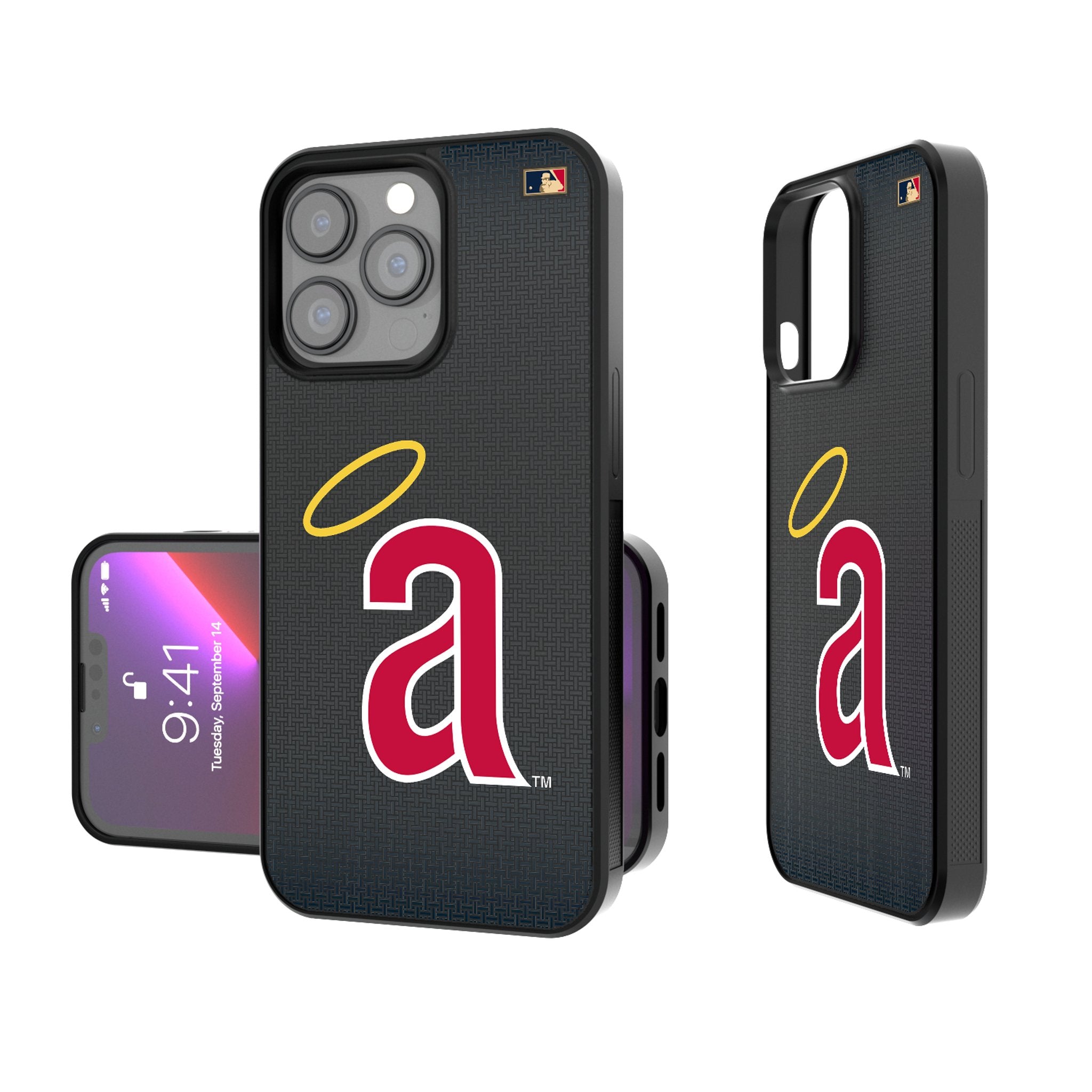 LA Angels 1971 - Cooperstown Collection Linen Bump Phone Case