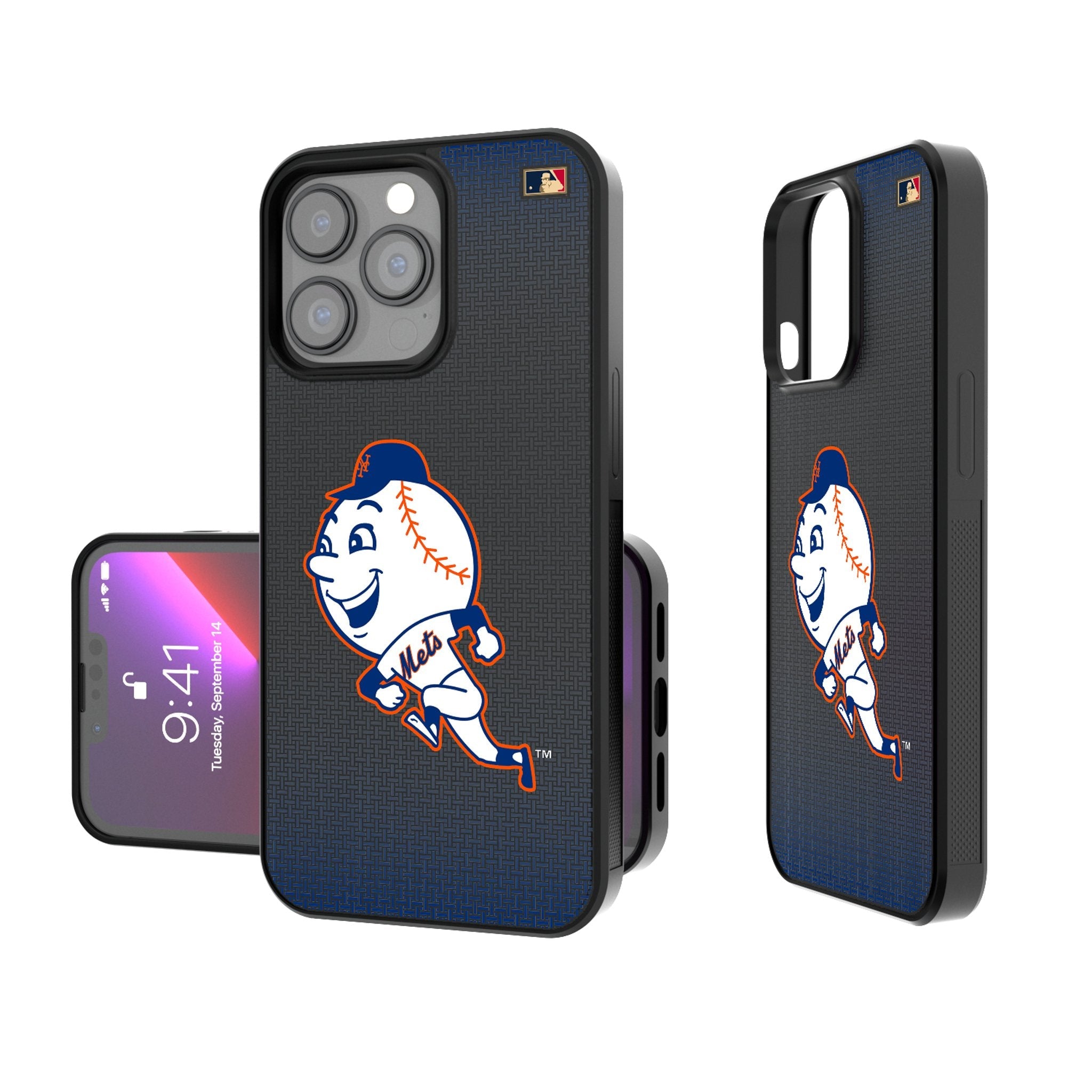 New York Mets 2014 - Cooperstown Collection Linen Bump Phone Case 1
