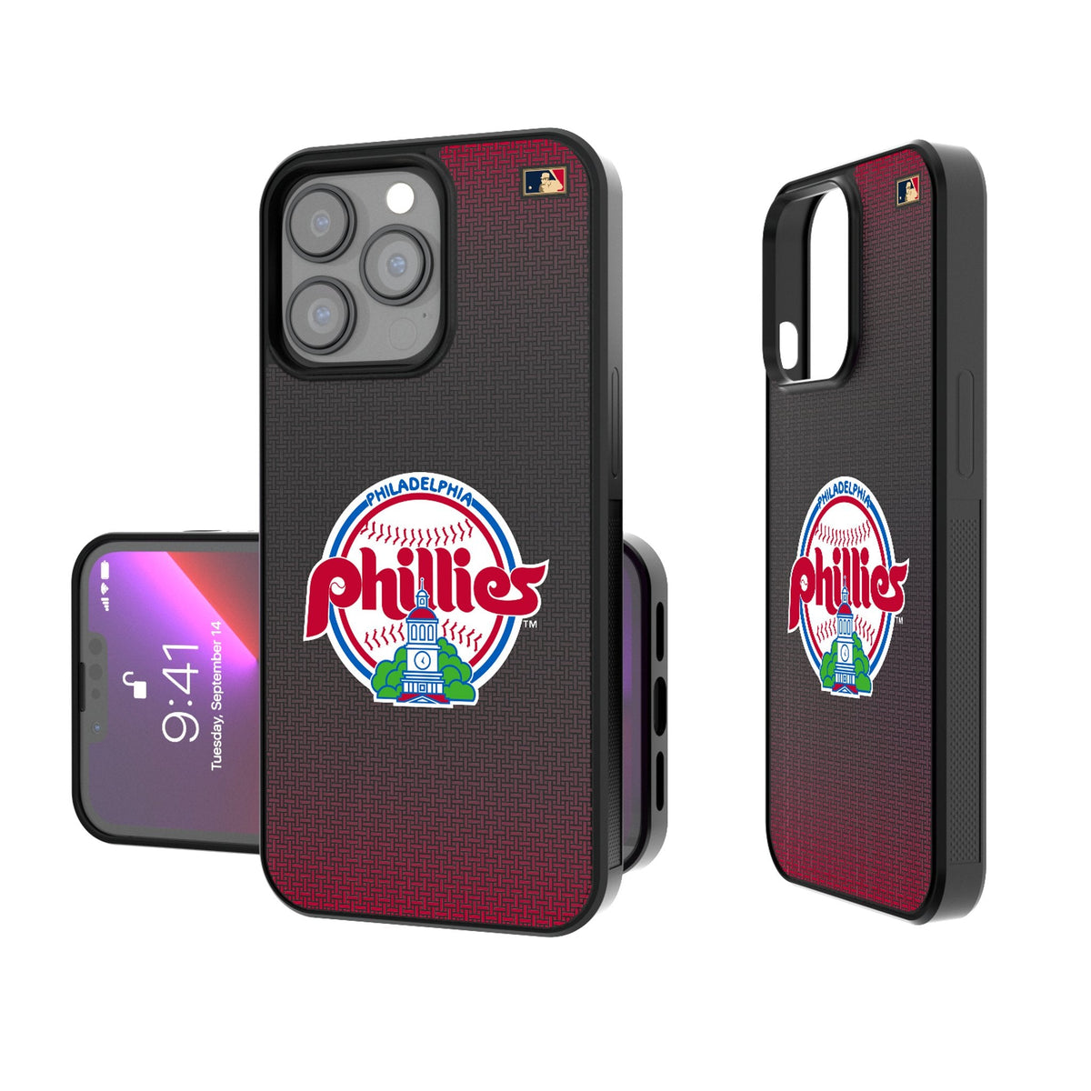 Philadelphia Phillies 1984-1991 - Cooperstown Collection Linen Bump Phone Case